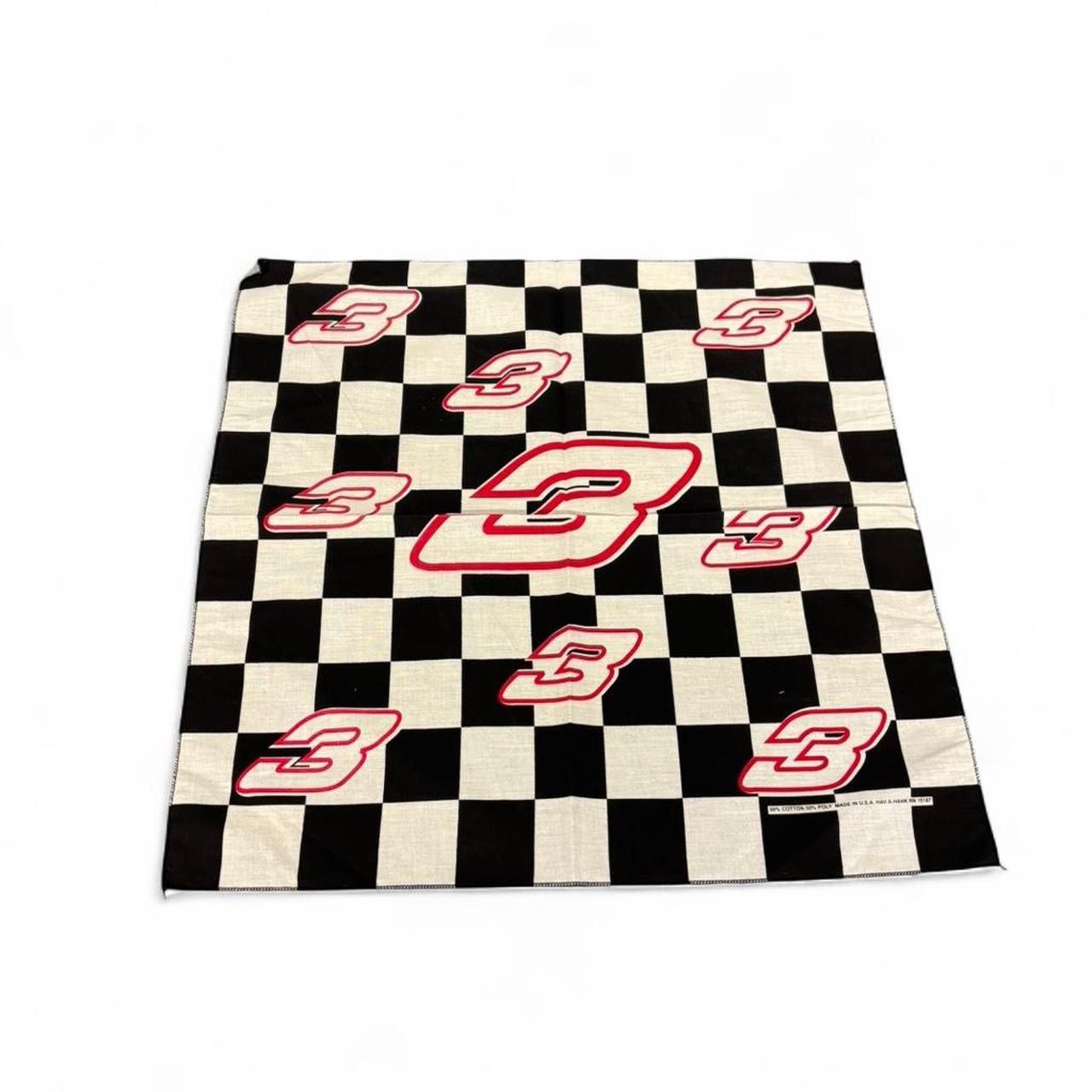 NASCAR Vintage Dale Earnhardt Jr. NASCAR checkered flag bandana Size ONE SIZE - 1 Thumbnail