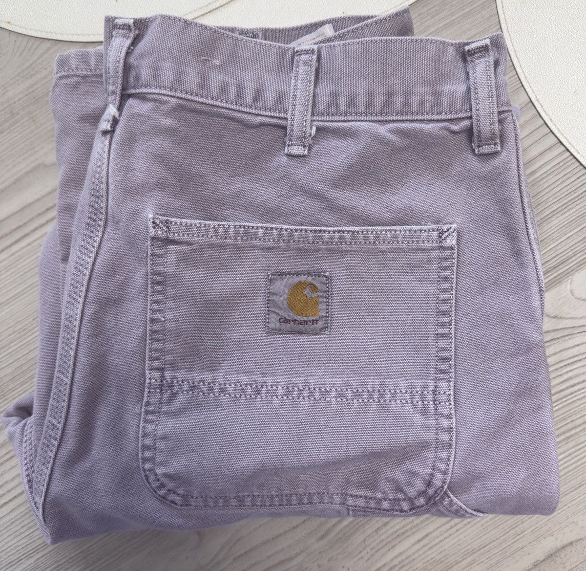 Carhartt Wip Carhartt WIP Lavender Single knee work pants Size US 33 - 1 Thumbnail