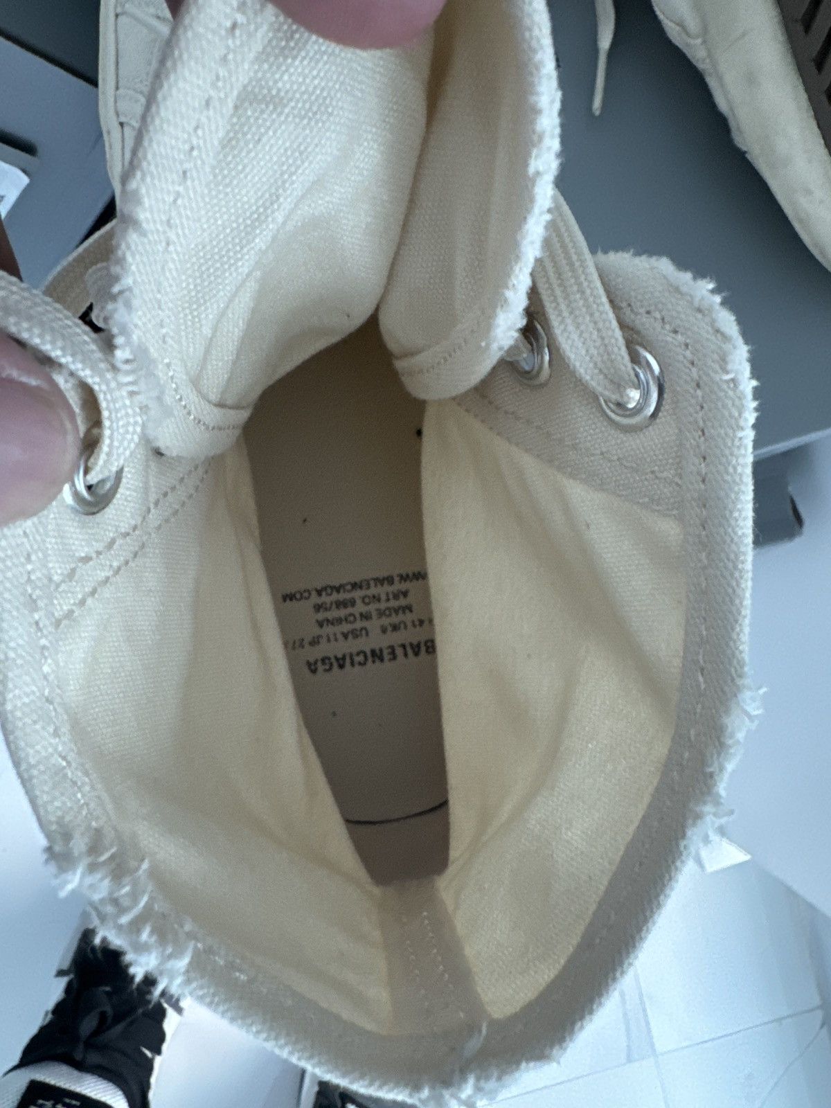 Balenciaga Balenciaga Paris high top white Size US 8.5 / EU 41-42 - 4 Thumbnail