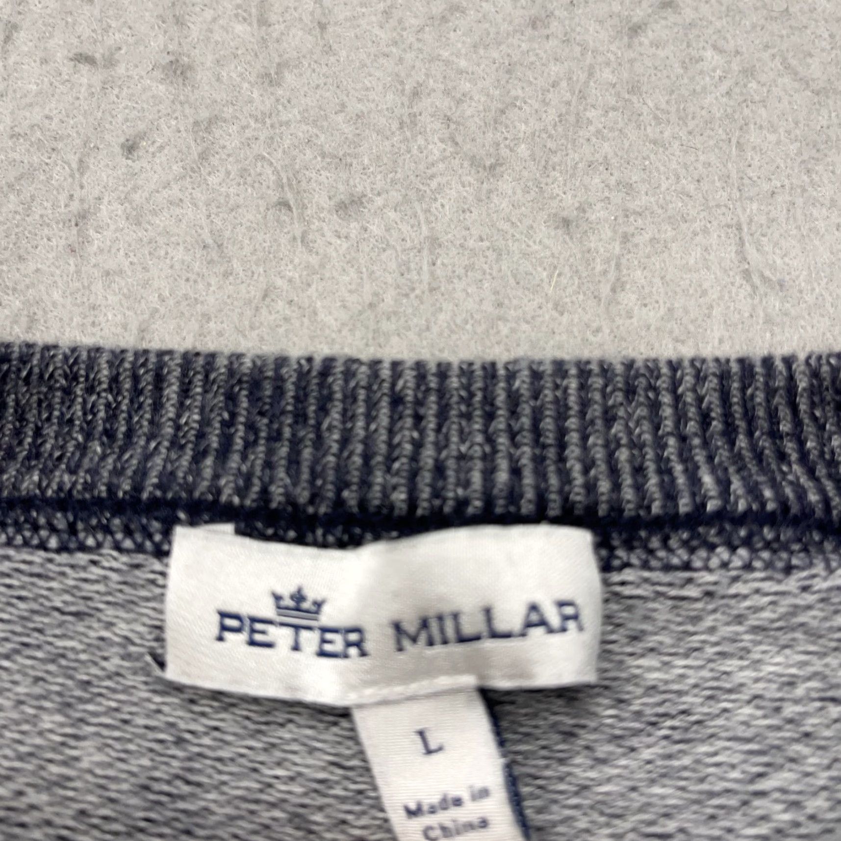 Peter Millar Peter Millar Sweater Mens Large Blue Hartford Crewneck Pullover Golf Cotton Wool Size US L / EU 52-54 / 3 - 3 Thumbnail