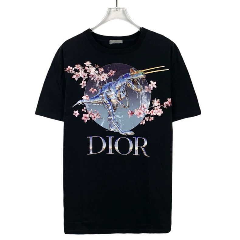 Dior Dior Kongshanji co-branded black logo dinosaur print round- Size US XS / EU 42 / 0 - 1 Thumbnail