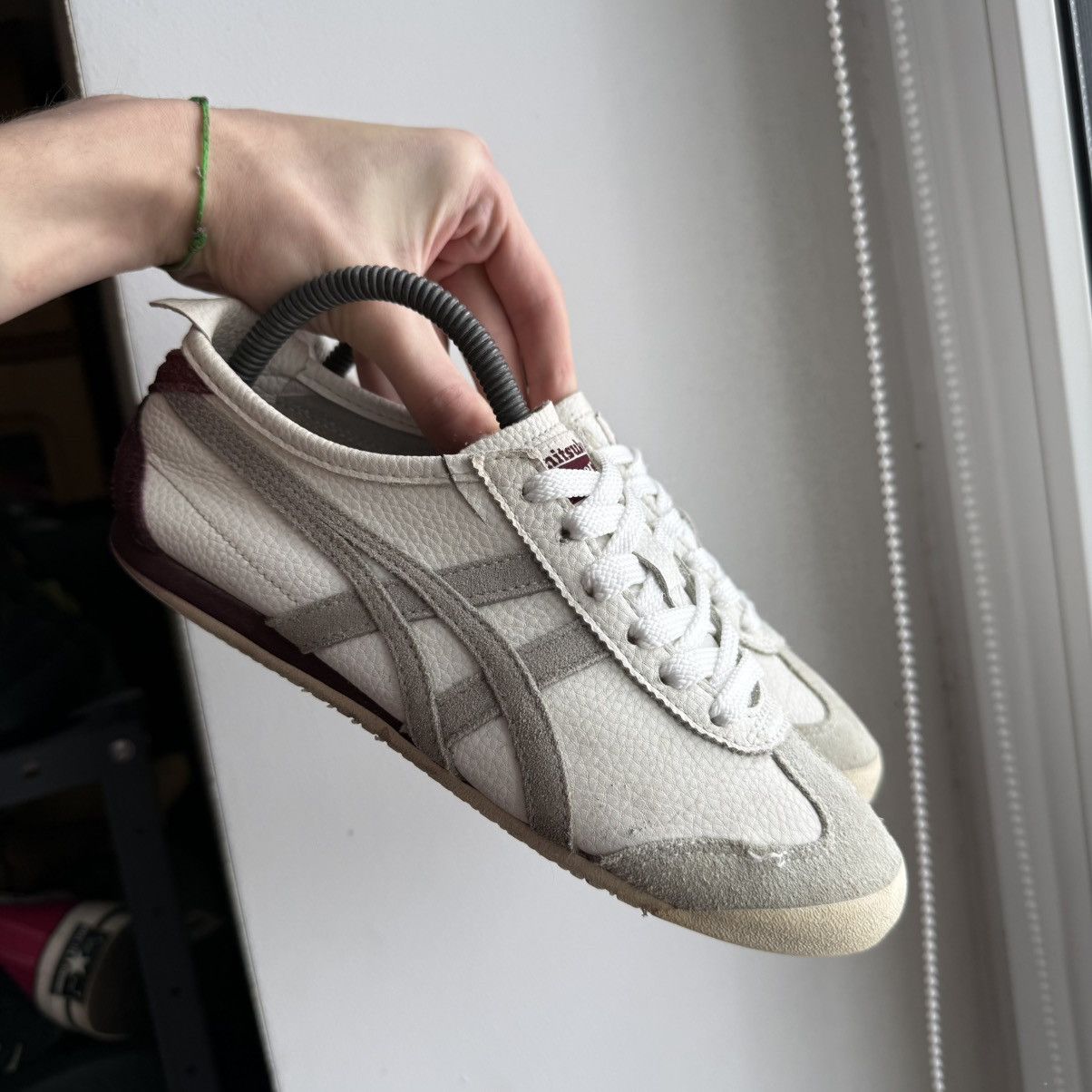 Vintage Damaged Onitsuka Tiger Mexico 66 Asics Sneakers, Men's (Size 5.5)
