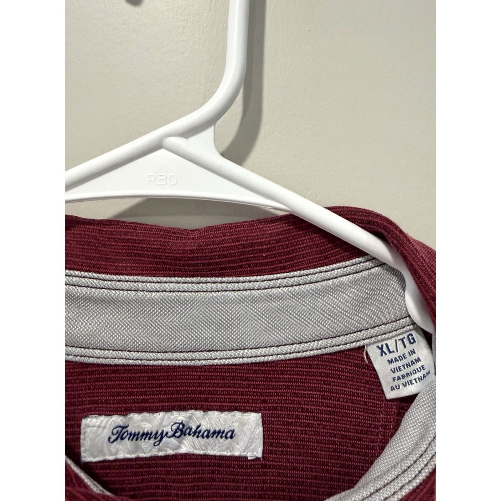 Tommy Bahama Tommy Bahama Polo Shirt XL Red Adult Mens Island Zone Supima Cotton Size US XL / EU 56 / 4 - 3 Thumbnail