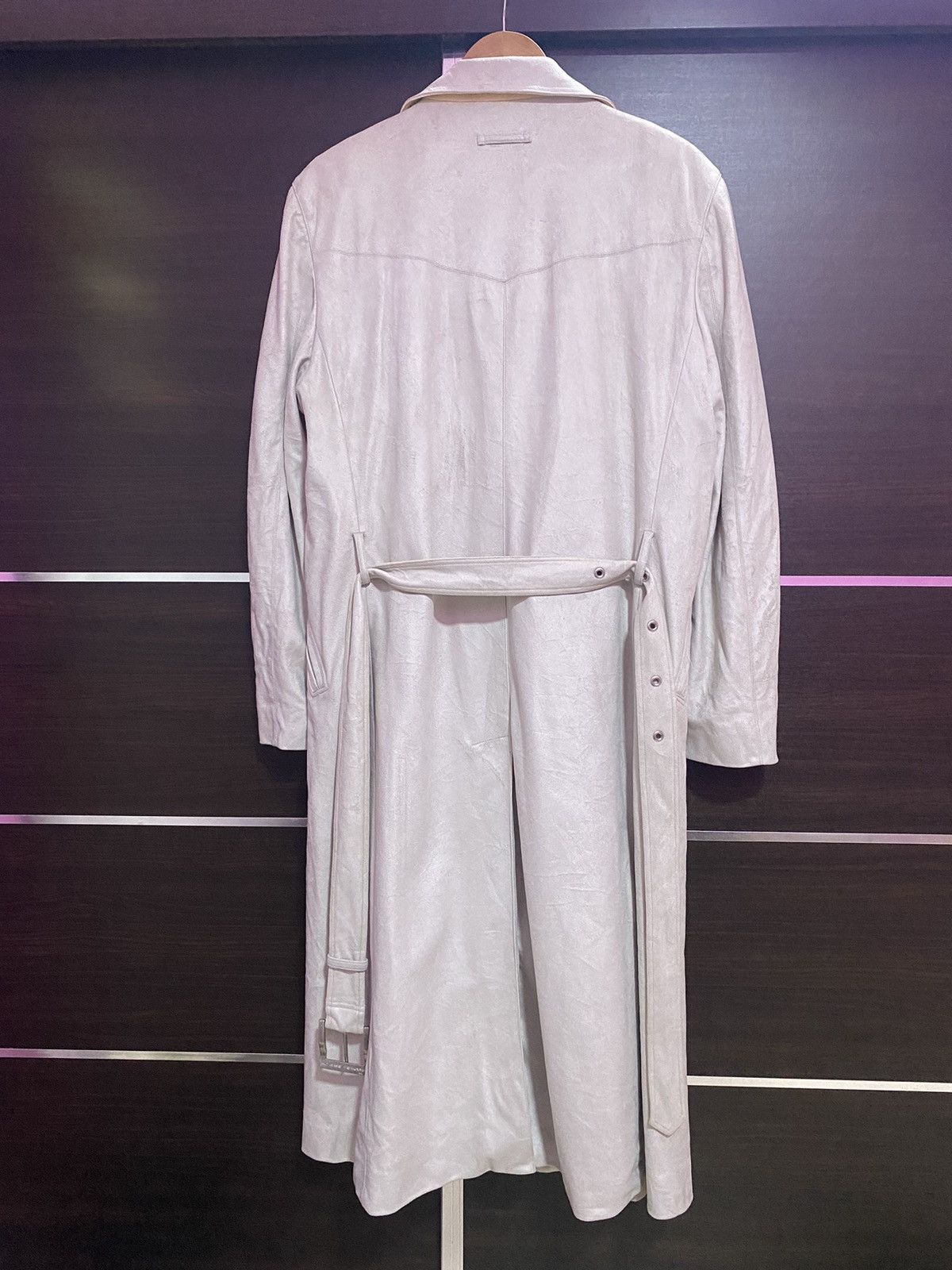Jean Paul Gaultier JPG Gaultier Objet Homme Trench Coat Long Jacket Velvet Size US M / EU 48-50 / 2 - 2 Thumbnail