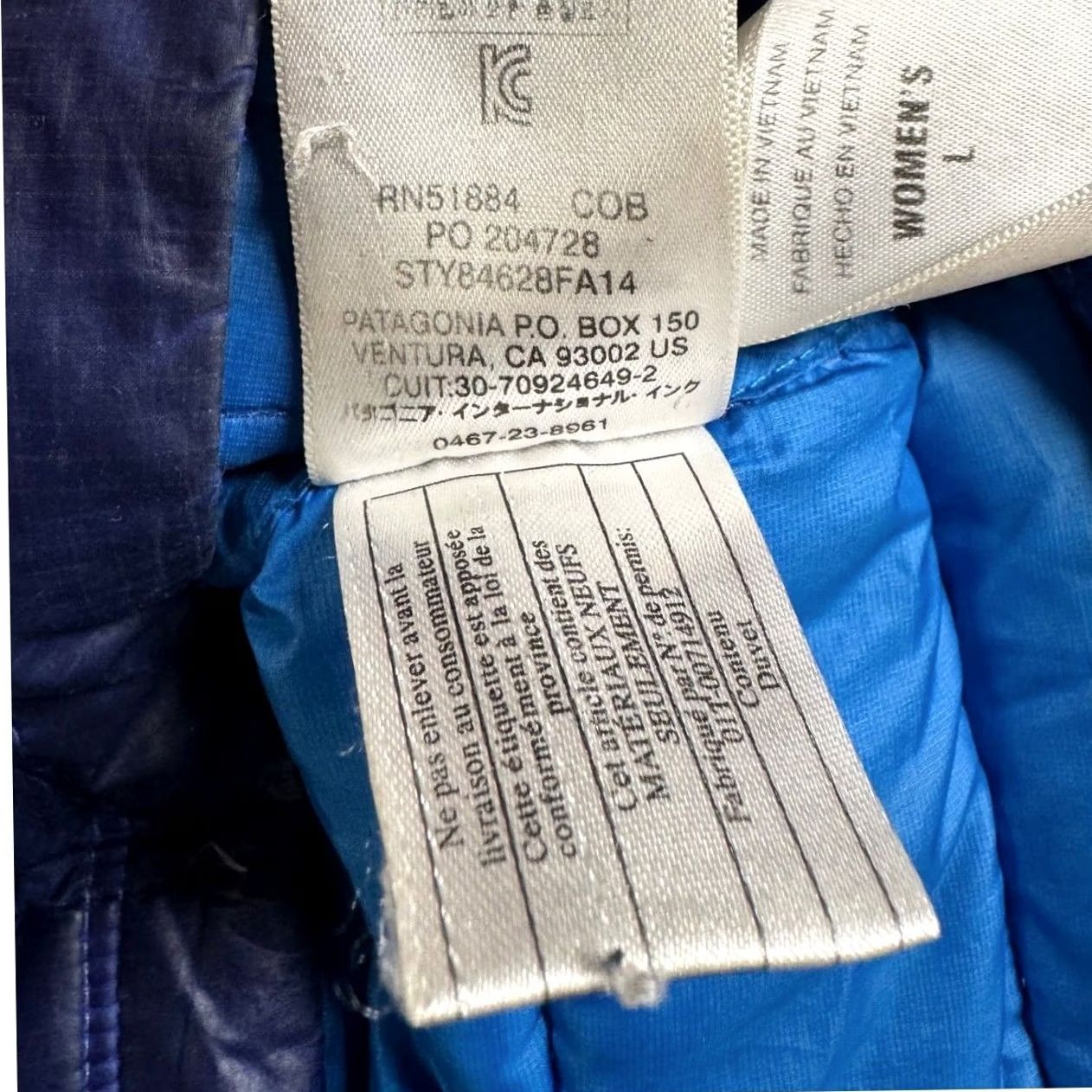 Patagonia Patagonia Women's Down Sweater Vest Blue Size L Size L / US 10 / IT 46 - 7 Thumbnail