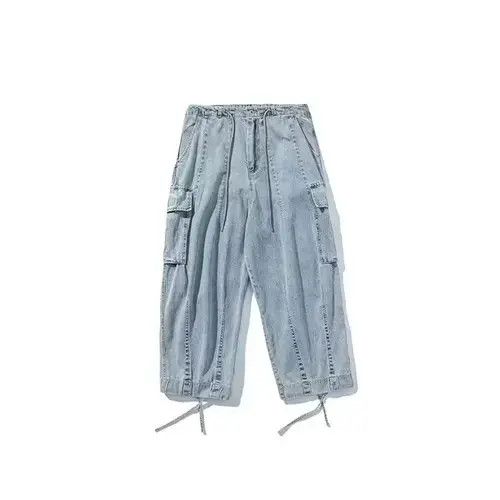 High Sport × Japanese Brand × Jean 20AW Indigo Union Japan Washed Denim Worker Jogger Pants Size US 32 / EU 48 - 1 Thumbnail