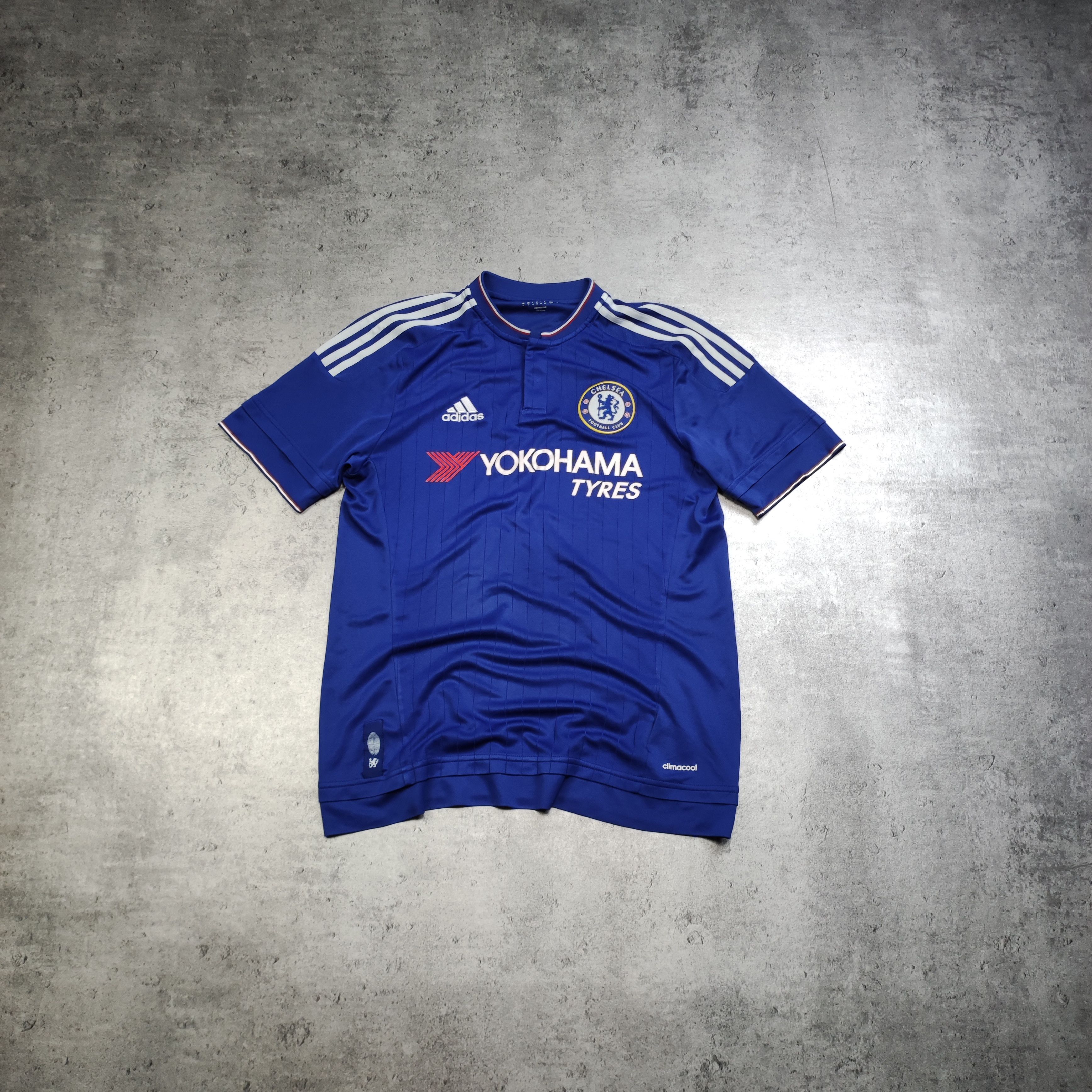 Chelsea Soccer × Vintage RARE Chelsea London x Adidas Home 2015 Football Jersey Size US M / EU 48-50 / 2 - 1 Thumbnail