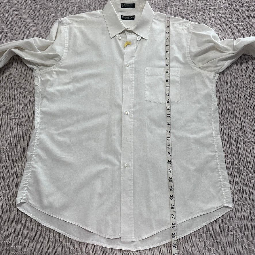 Dior Vintage Christian Dior white button down size 16.5 Size US L / EU 52-54 / 3 - 7 Thumbnail