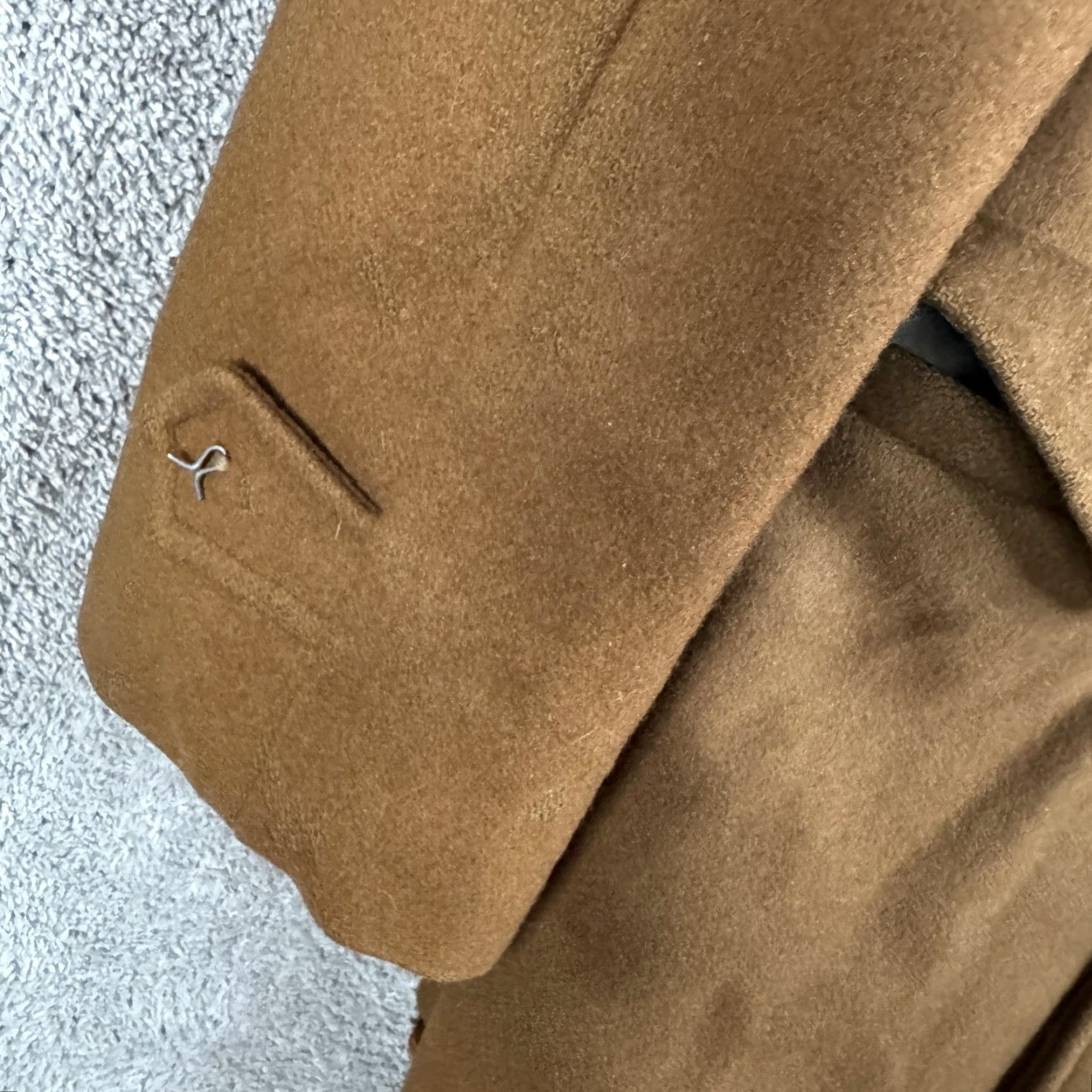 Vintage VINTAGE Lakeland Coat Mens 42 Wool Fur Collar Lined Overcoat Brown Wool Winter Dress Size US XS / EU 42 / 0 - 4 Thumbnail