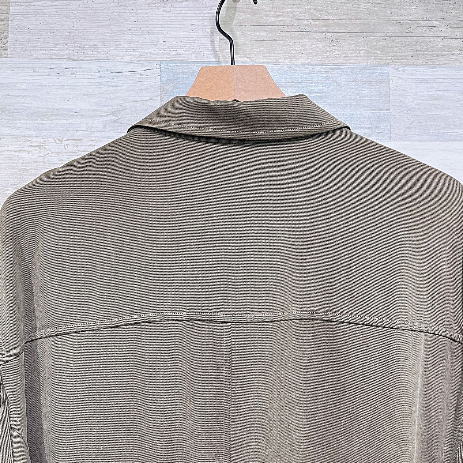 Tommy Bahama Tommy Bahama Silk Notch Collar Jacket Green Button Down M Size US M / EU 48-50 / 2 - 4 Thumbnail