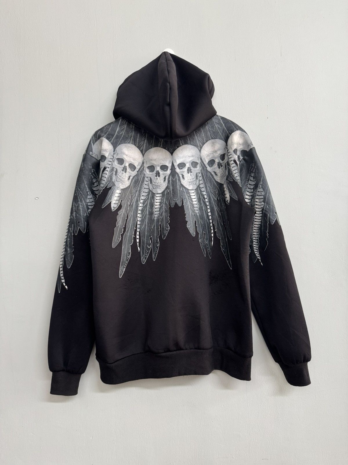 Japanese Brand NEWABM HOMME WING SKULLS ZIP HOODIE LIKE IFSIXWASNINE STYLE Size US L / EU 52-54 / 3 - 4 Thumbnail