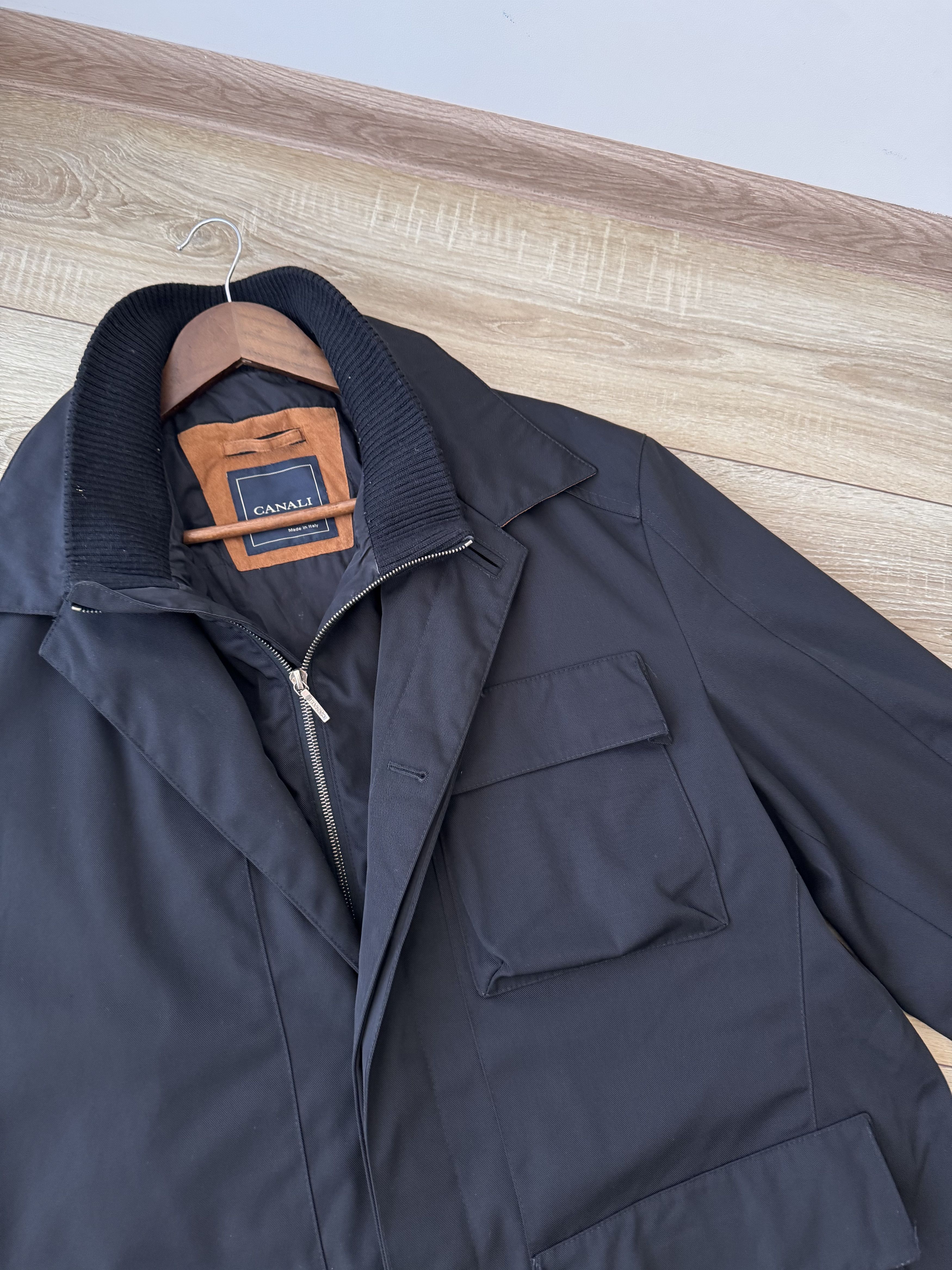 Canali Vintage Canali Rain System Sport Fabric Luxury Jacket Size US L / EU 52-54 / 3 - 8 Thumbnail