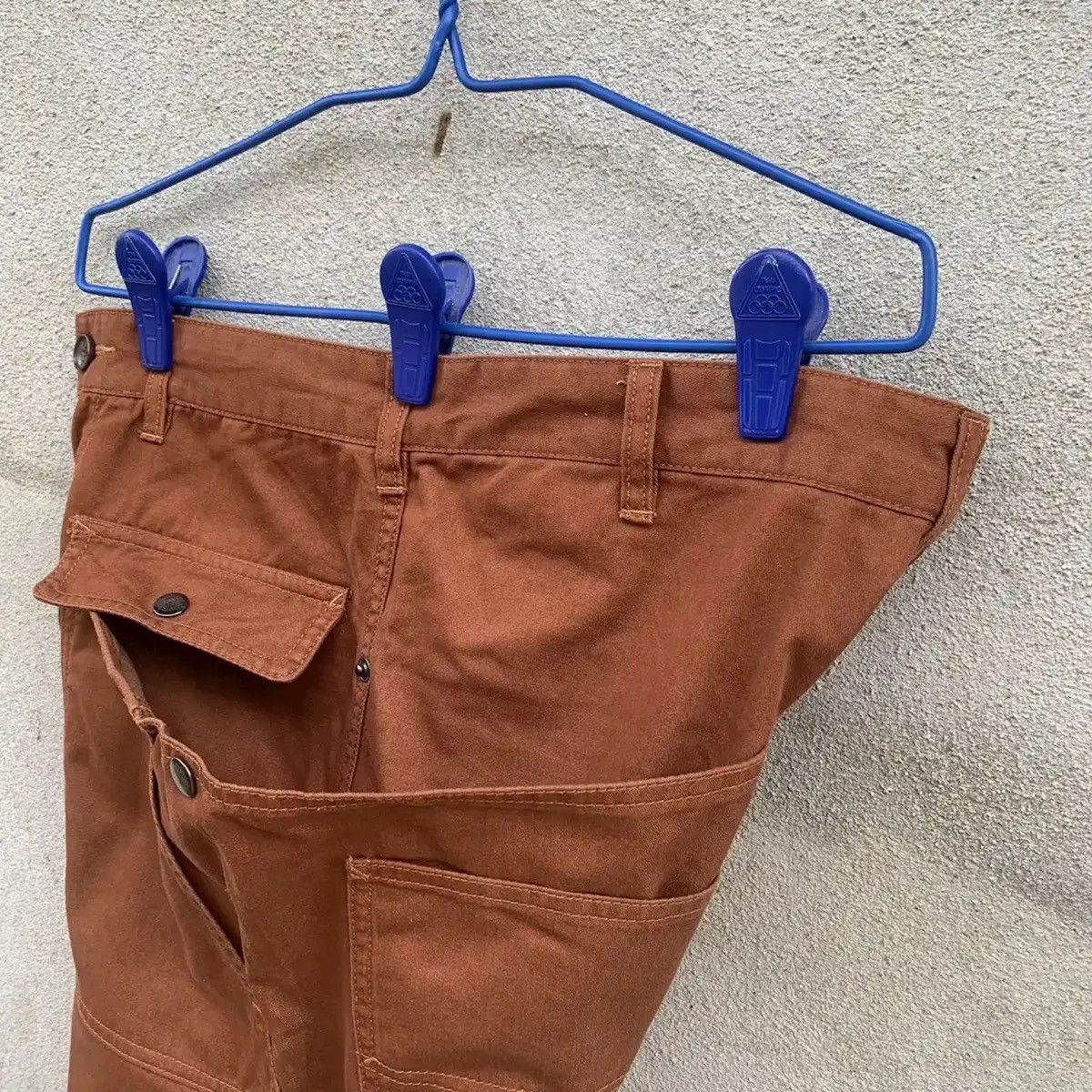 Japanese Brand FYE 🔥AWESOME POCKET BIG JAPANESE VINTAGE RUGGED BROWN PANTS Size US 30 / EU 46 - 11 Thumbnail
