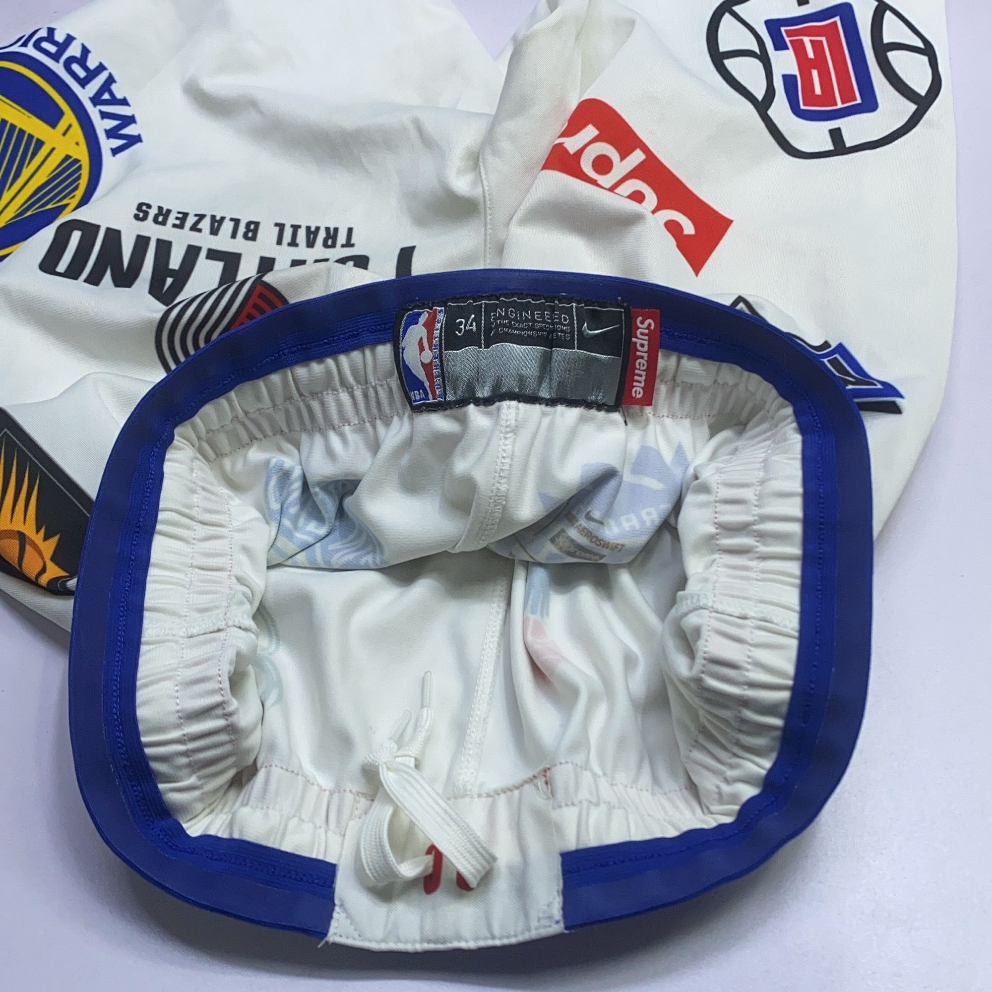 NBA × Nike × Supreme Supreme Nike NBA Shorts Teams Authentic Size 