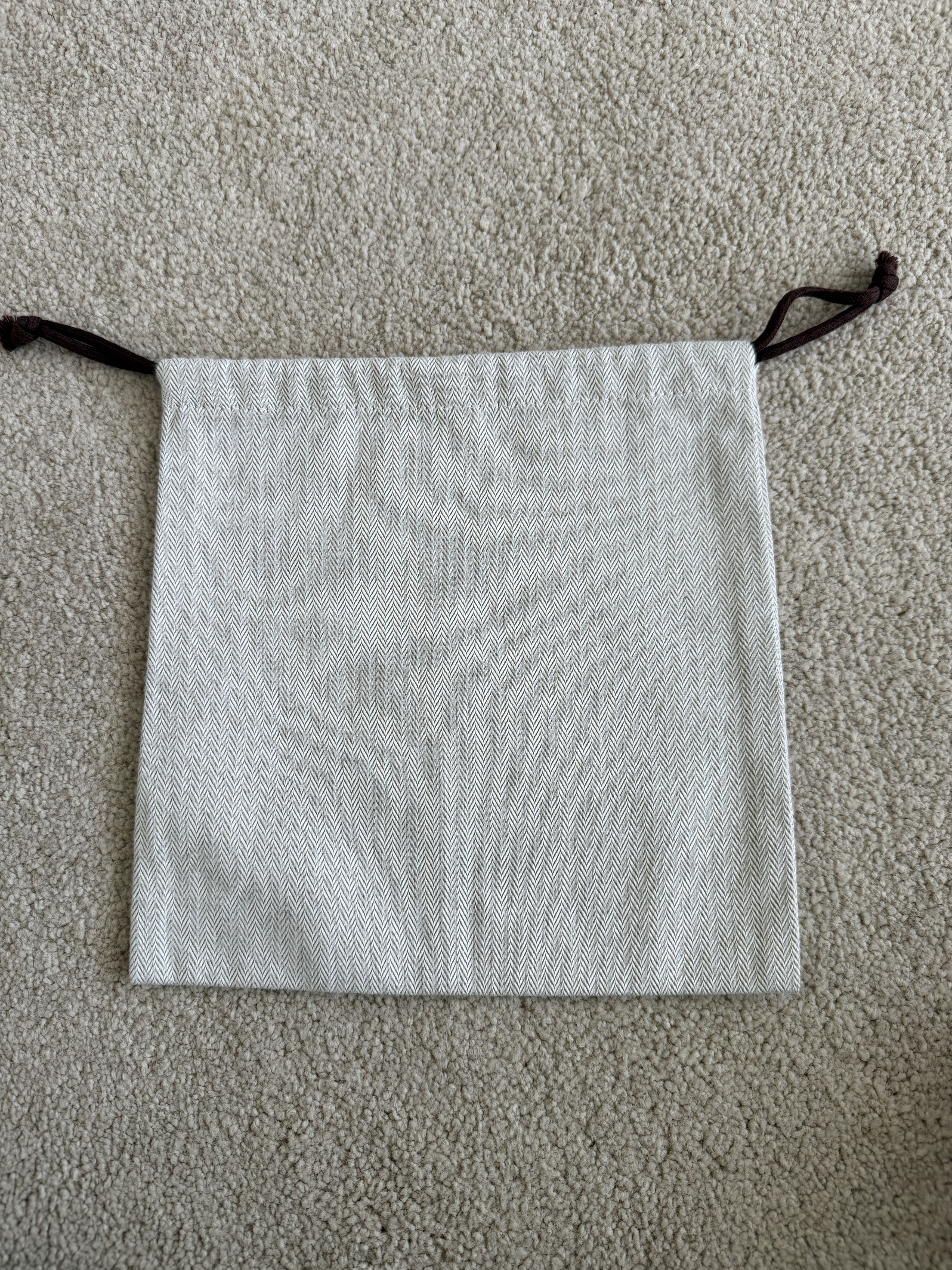 Hermes Authentic Hermes Herringbone Tweed Small Drawstring Dustbag Size ONE SIZE - 2 Thumbnail
