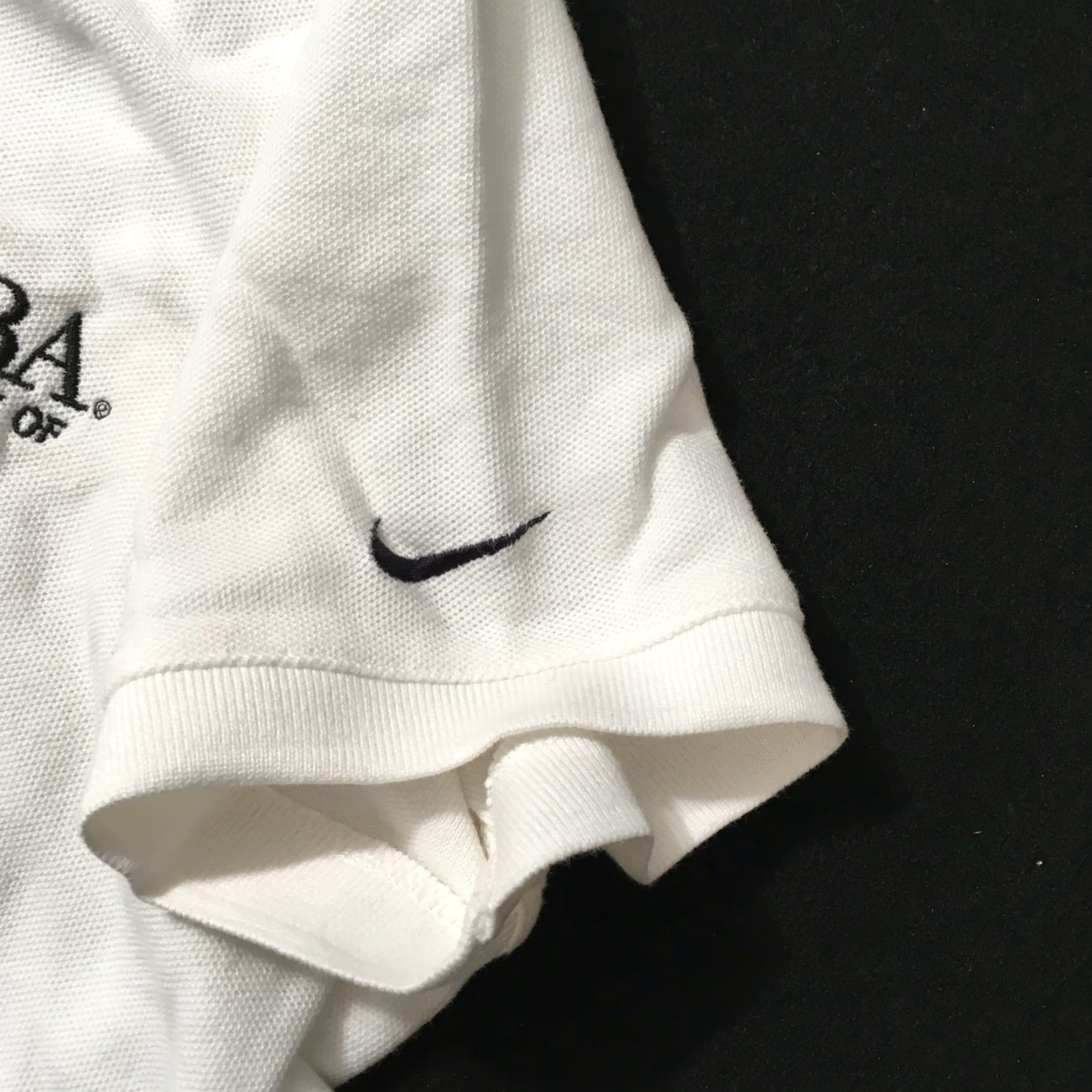 Nike Nike Golf Shirt Womens Large White Short Sleeve Polo MBA hispanic societ Size L / US 10 / IT 46 - 4 Thumbnail