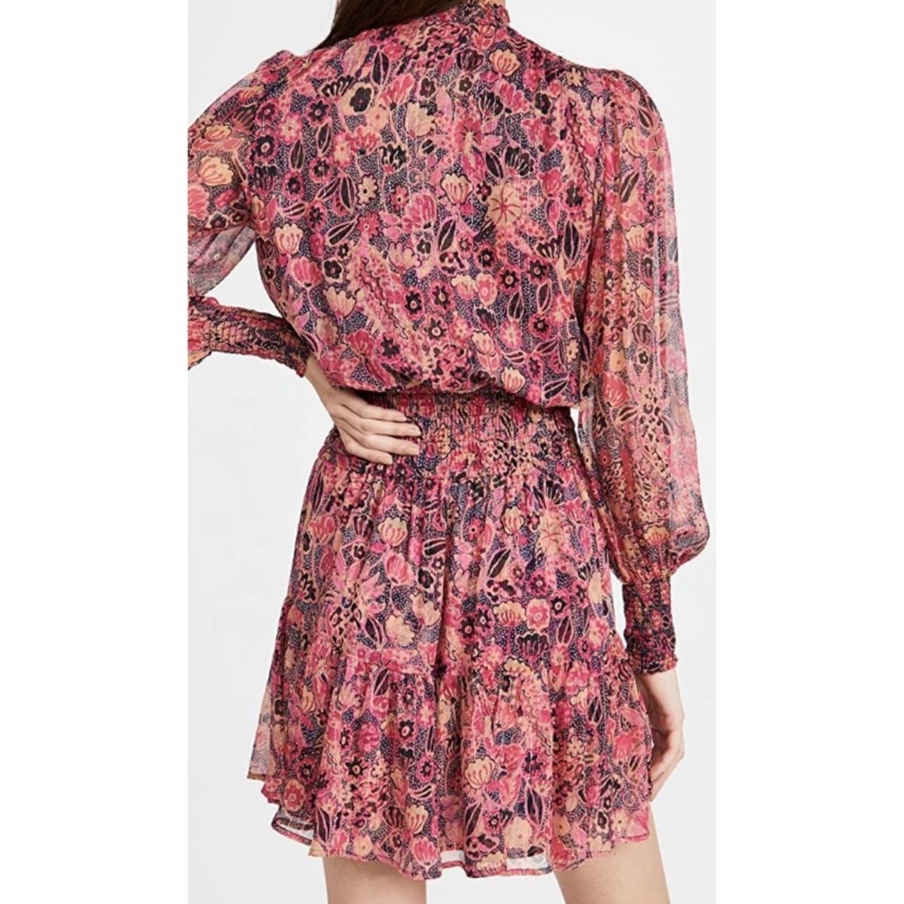 A.L.C. A.L.C. Silvie silk mini pink floral Dress size 6 C0 Size M / US 6-8 / IT 42-44 - 2 Thumbnail