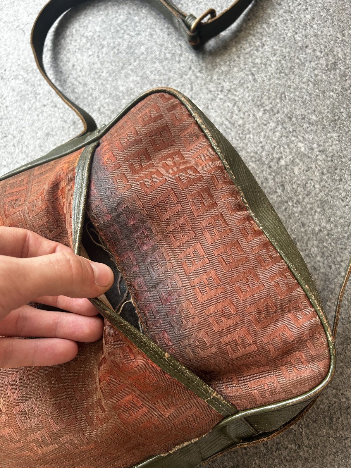 Fendi × Vintage Rare Vintage Fendi Monogram Shoulder Bag Size ONE SIZE - 10 Thumbnail