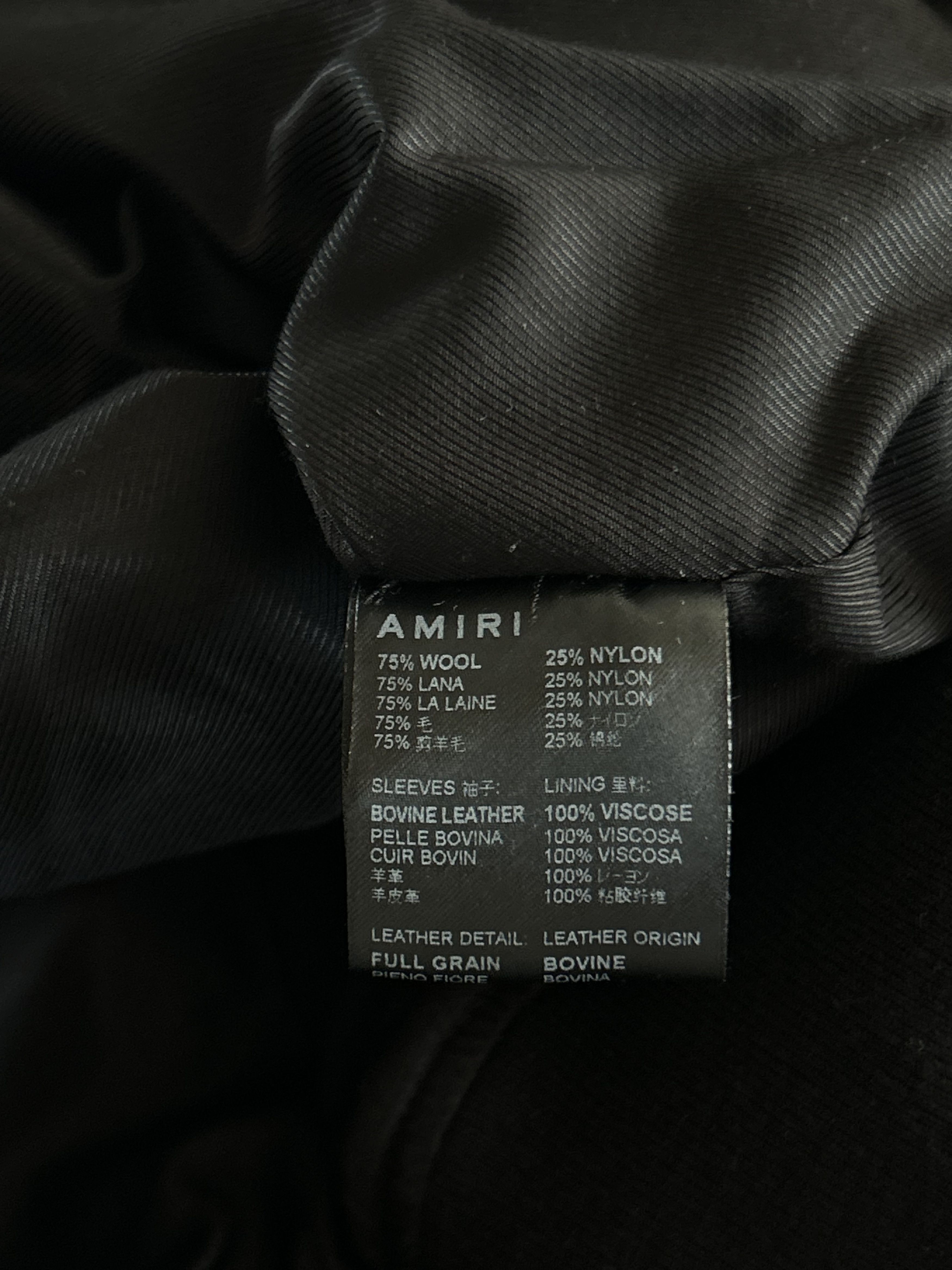 Amiri Amiri Black & Red Tiger Varsity Jacket Size US XS / EU 42 / 0 - 4 Thumbnail