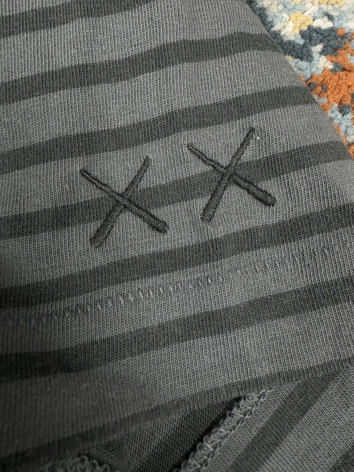 Kaws × Uniqlo Uniqlo x Kaws BFF striped embroidered tee hype streetwear Size US M / EU 48-50 / 2 - 6 Thumbnail