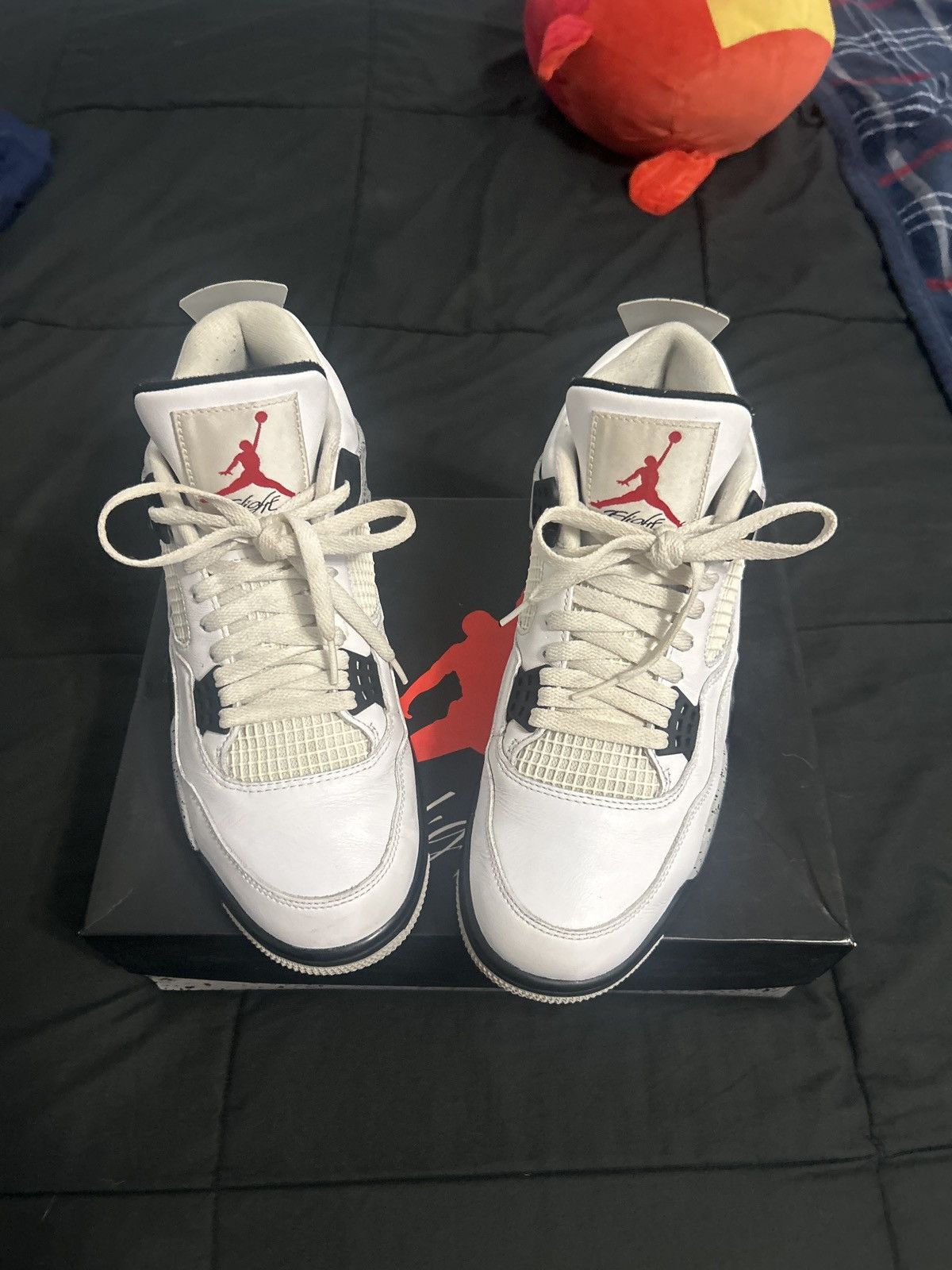 Jordan Brand Air Jordan 4 retro 2016 White Cement Size US 10.5 / EU 43-44 - 4 Thumbnail