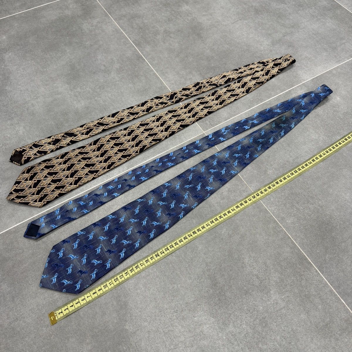 Lanvin × Vintage Vintage Lanvin Paris Silk Ties x2 Size ONE SIZE - 3 Thumbnail