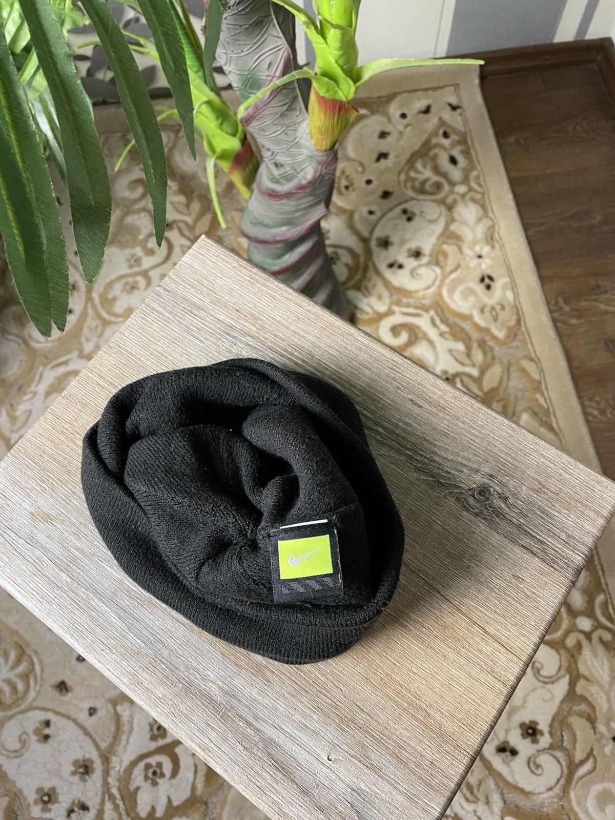 Nike Y2K Nike Big Swoosh Logo beanie Hat Size ONE SIZE - 4 Thumbnail