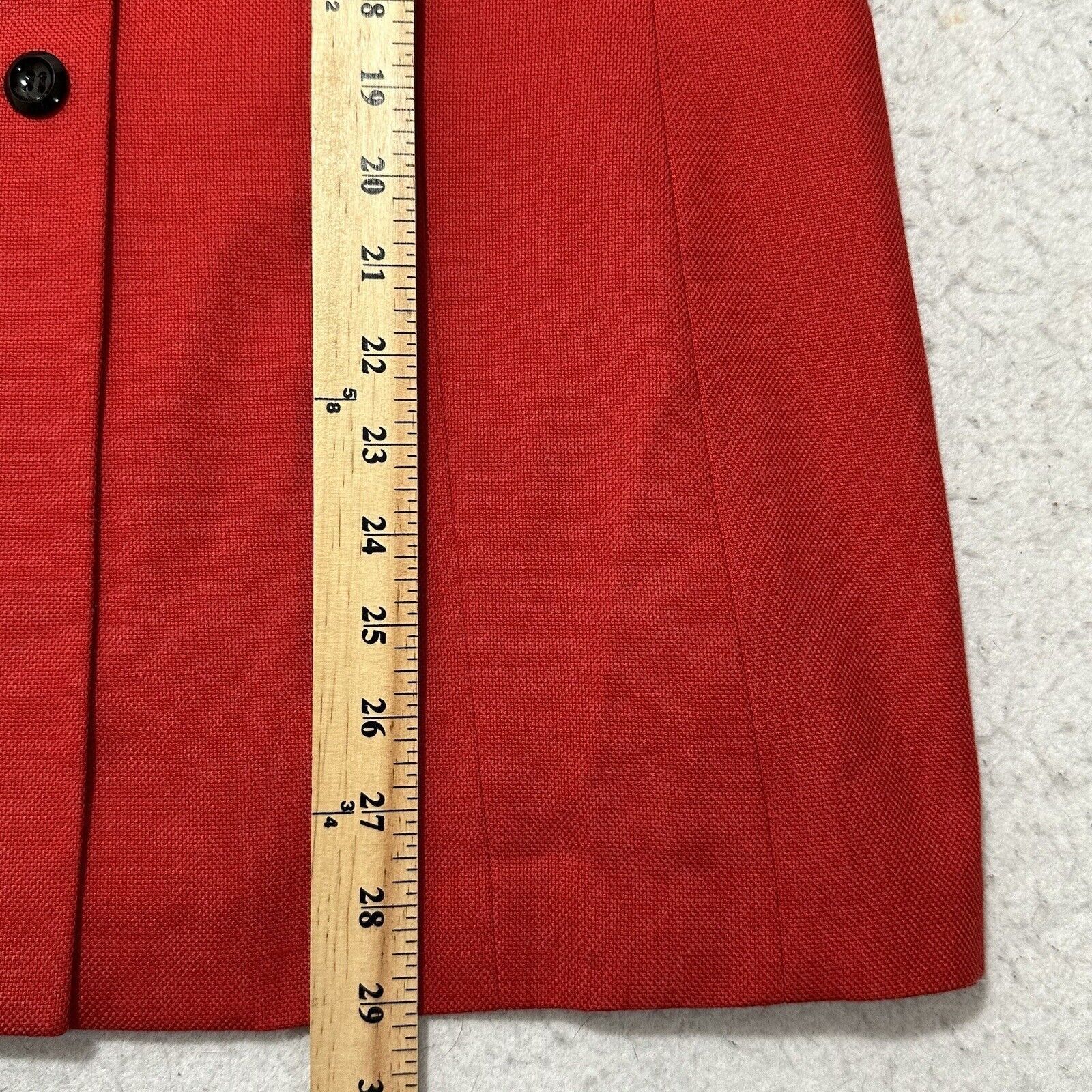 Other Kasper For A.S.L. 14 Blazer Jacket Red Button Front Coat Size XL / US 12-14 / IT 48-50 - 10 Thumbnail