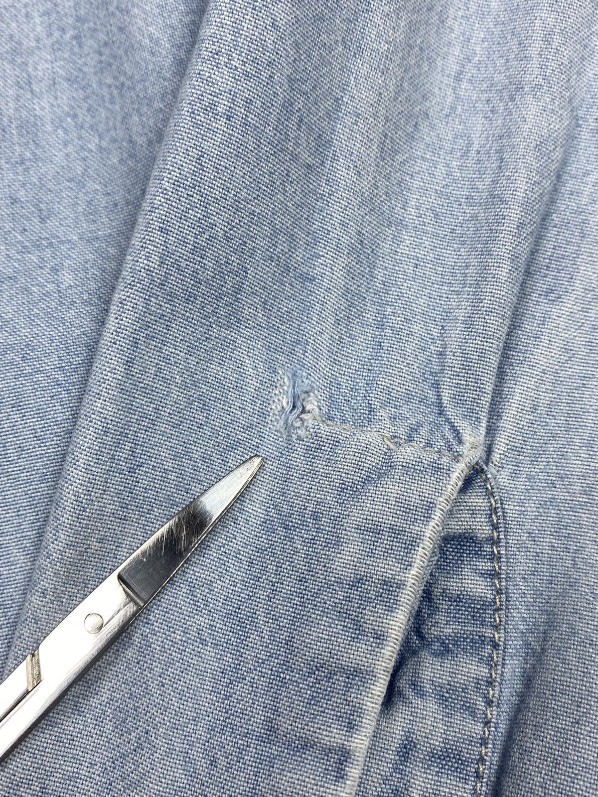 Polo Ralph Lauren Vintage Polo Jeans Co Ralph Lauren Distressed Denim Shirt Size US L / EU 52-54 / 3 - 19 Thumbnail