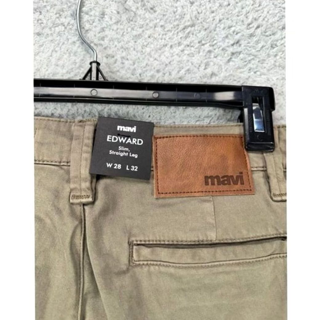 Vintage VINTAGE Mavi Edward Chino Pants Mens 28X32 Dusty Olive Slim Straight Stretch Size US 28 / EU 44 - 7 Thumbnail