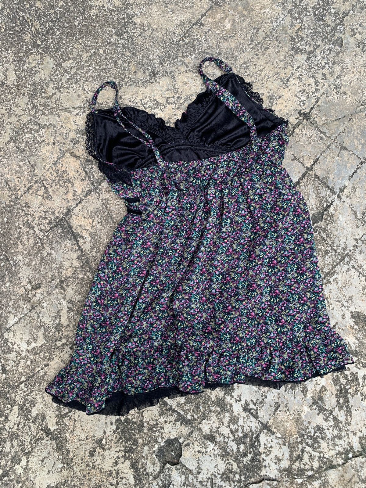 Japanese Brand × Seditionaries y2k ce2 Japan Ruffle Lace Trim Cami Tank Mesh Top Size M / US 6-8 / IT 42-44 - 3 Thumbnail