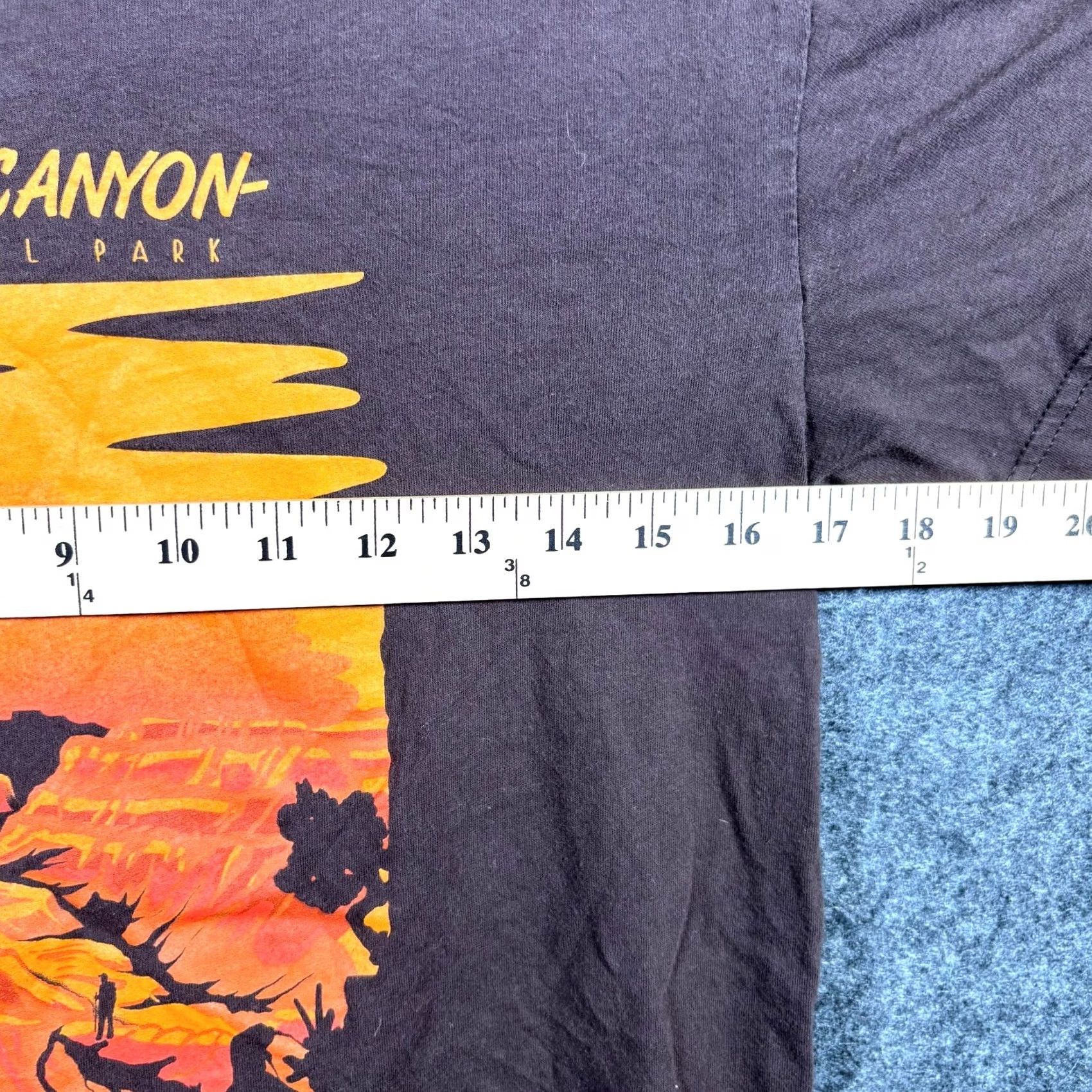 Vintage Wild Tribute T-Shirt Men S Brown Grand Canyon National Park Print Casual Outdoor Size US S / EU 44-46 / 1 - 2 Thumbnail