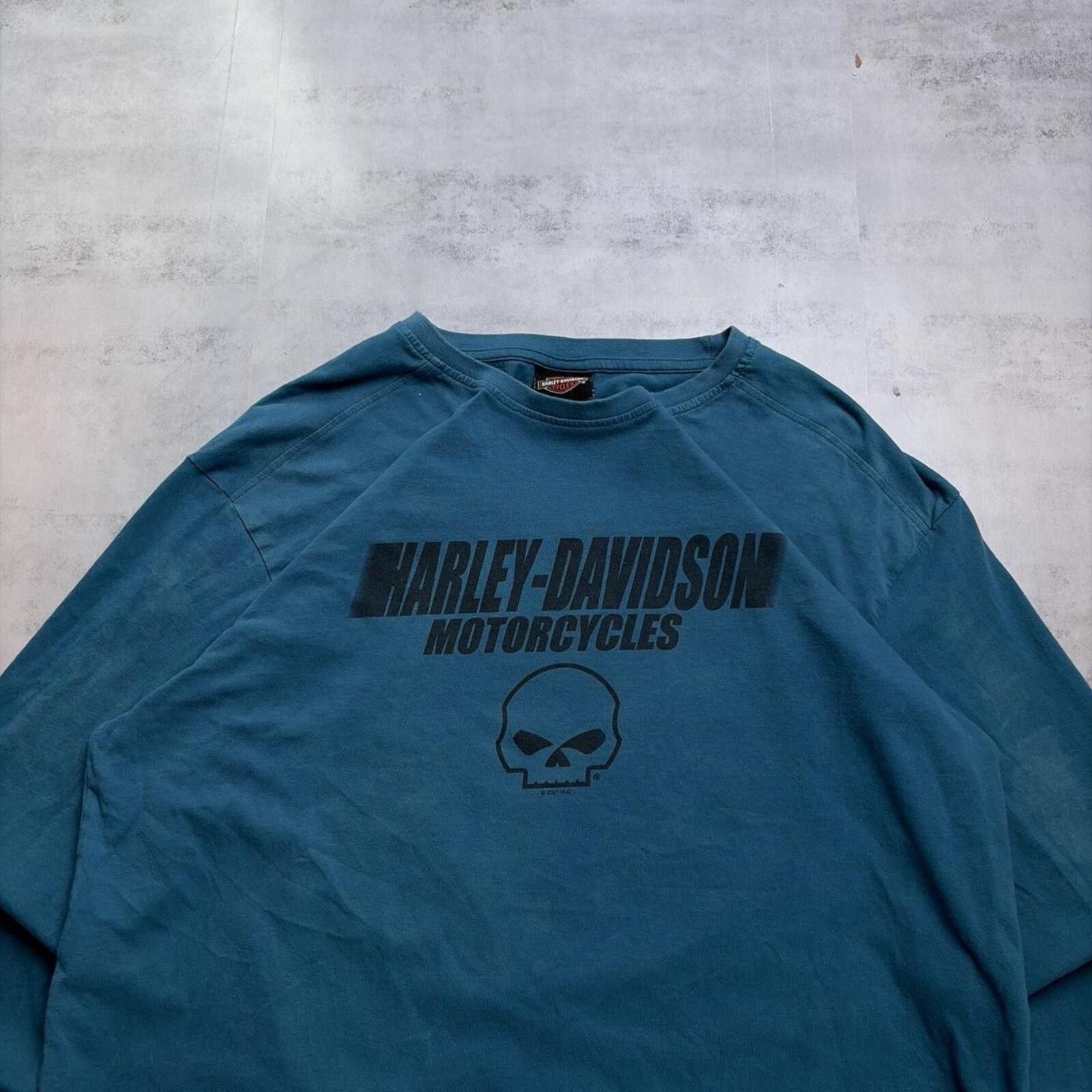 Harley Davidson Y2K Harley Davidson Biker Distressed Long Sleeve Shirt Size US XL / EU 56 / 4 - 3 Thumbnail
