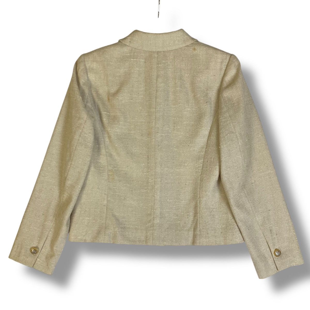 Aquascutum Aquascutum Tweed Linen Blazer Size M / US 6-8 / IT 42-44 - 4 Thumbnail