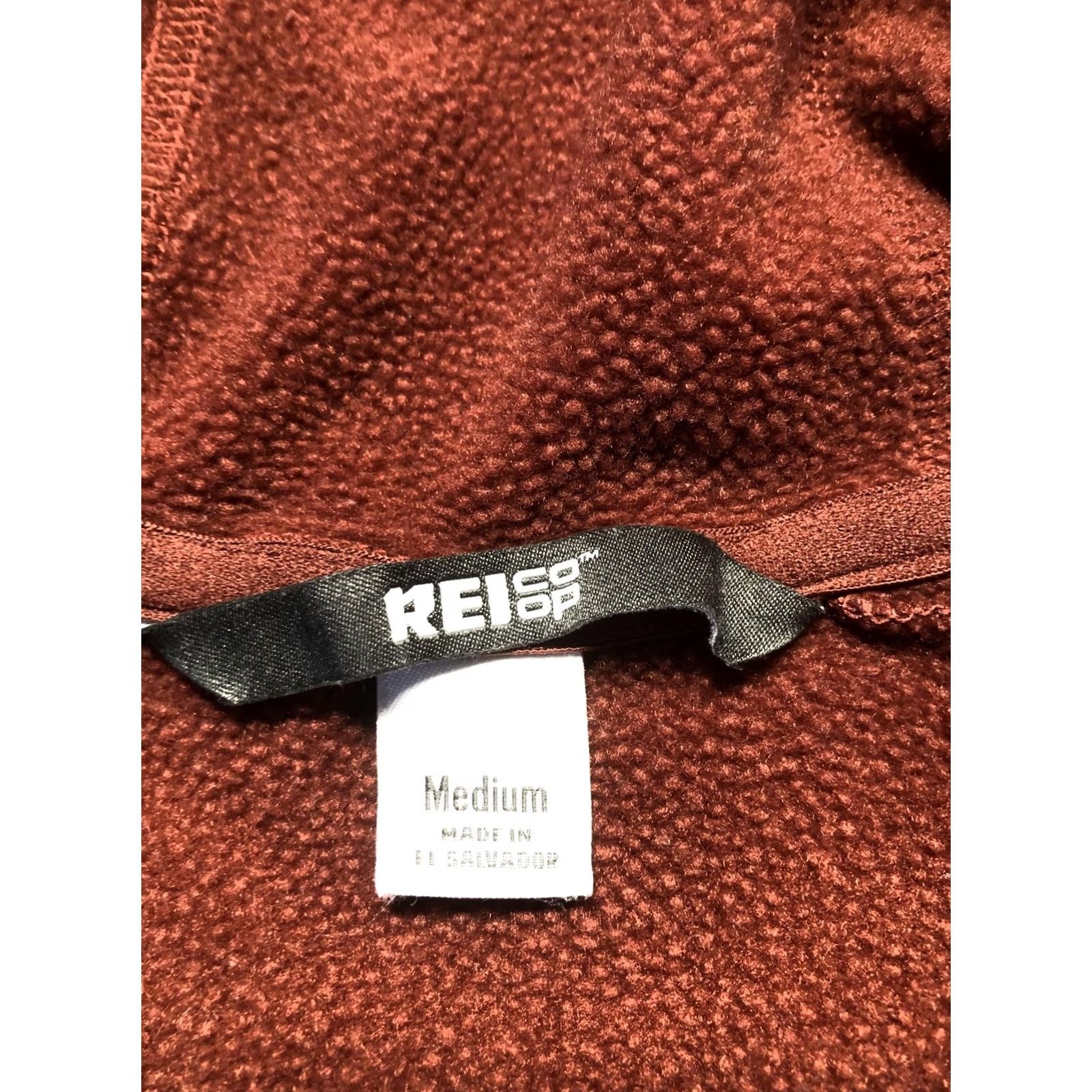 Vintage REI Co-op Hoodie Sweatshirt Mens M Brown Fleece Full Zip Logo Jacket Size US M / EU 48-50 / 2 - 7 Thumbnail