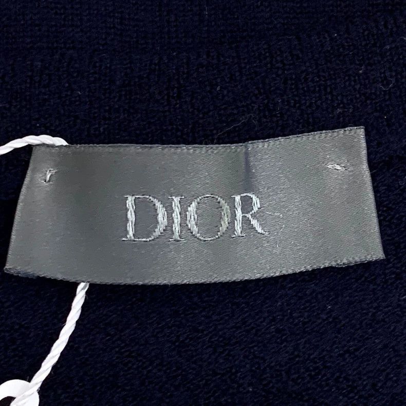 Dior Dior Deep Blue Wool Round Neck Sweater-2506 Size US M / EU 48-50 / 2 - 5 Thumbnail