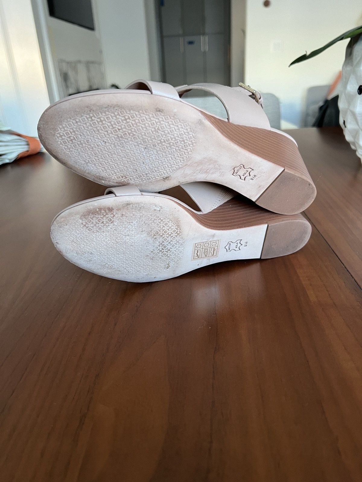 Tory Burch Tory Burch leather wedge platform shoe Size US 8 / IT 38 - 6 Thumbnail