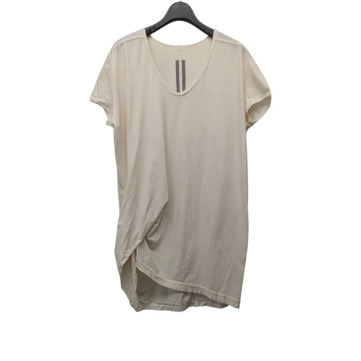 Rick Owens FW17 "GLITTER" Asymmetrical Neck Tee Size S / US 4 / IT 40 - 1 Thumbnail