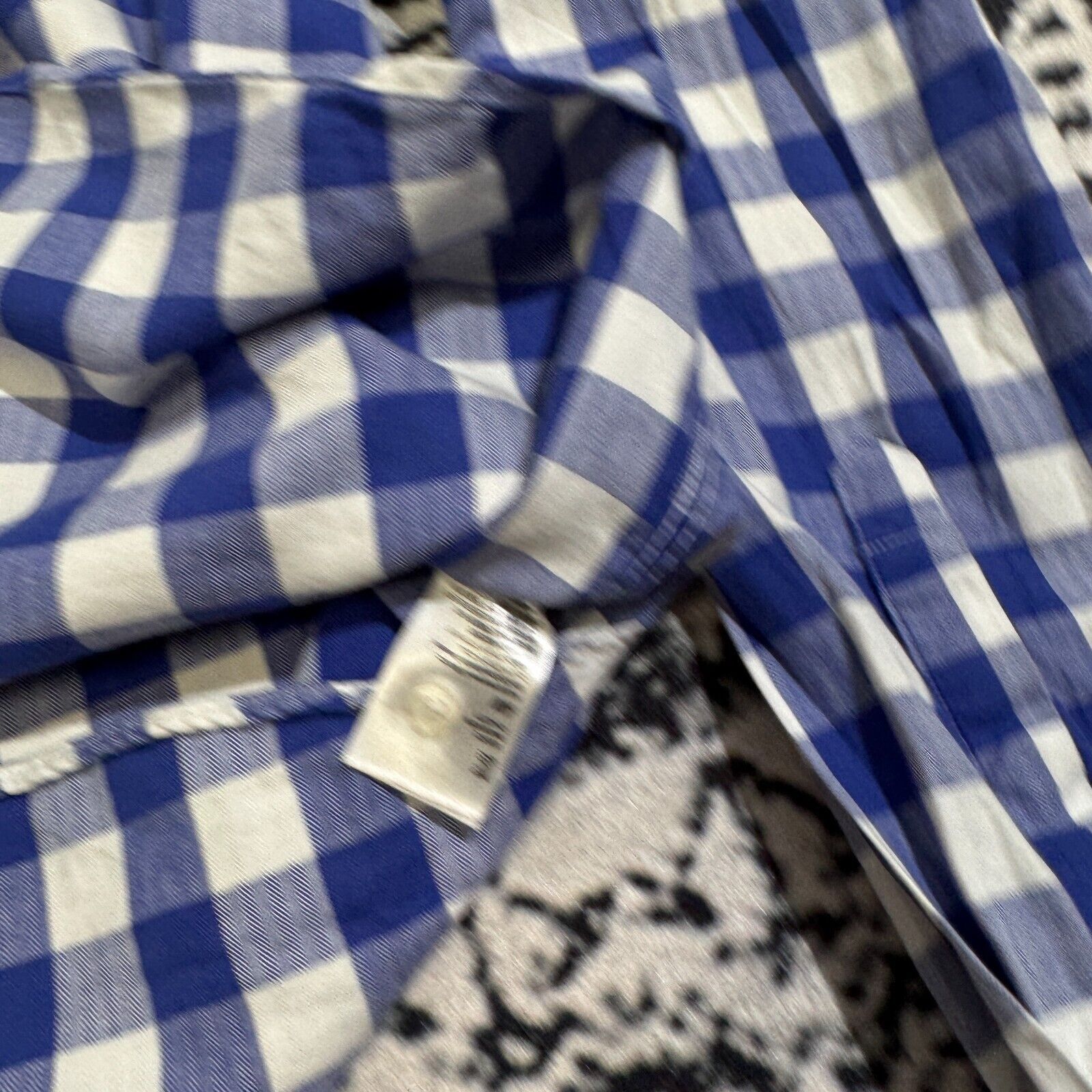 H&M × Vintage Vintage 90s H&M Unisex White Blue Cotton Shirt Size L Size US L / EU 52-54 / 3 - 9 Thumbnail