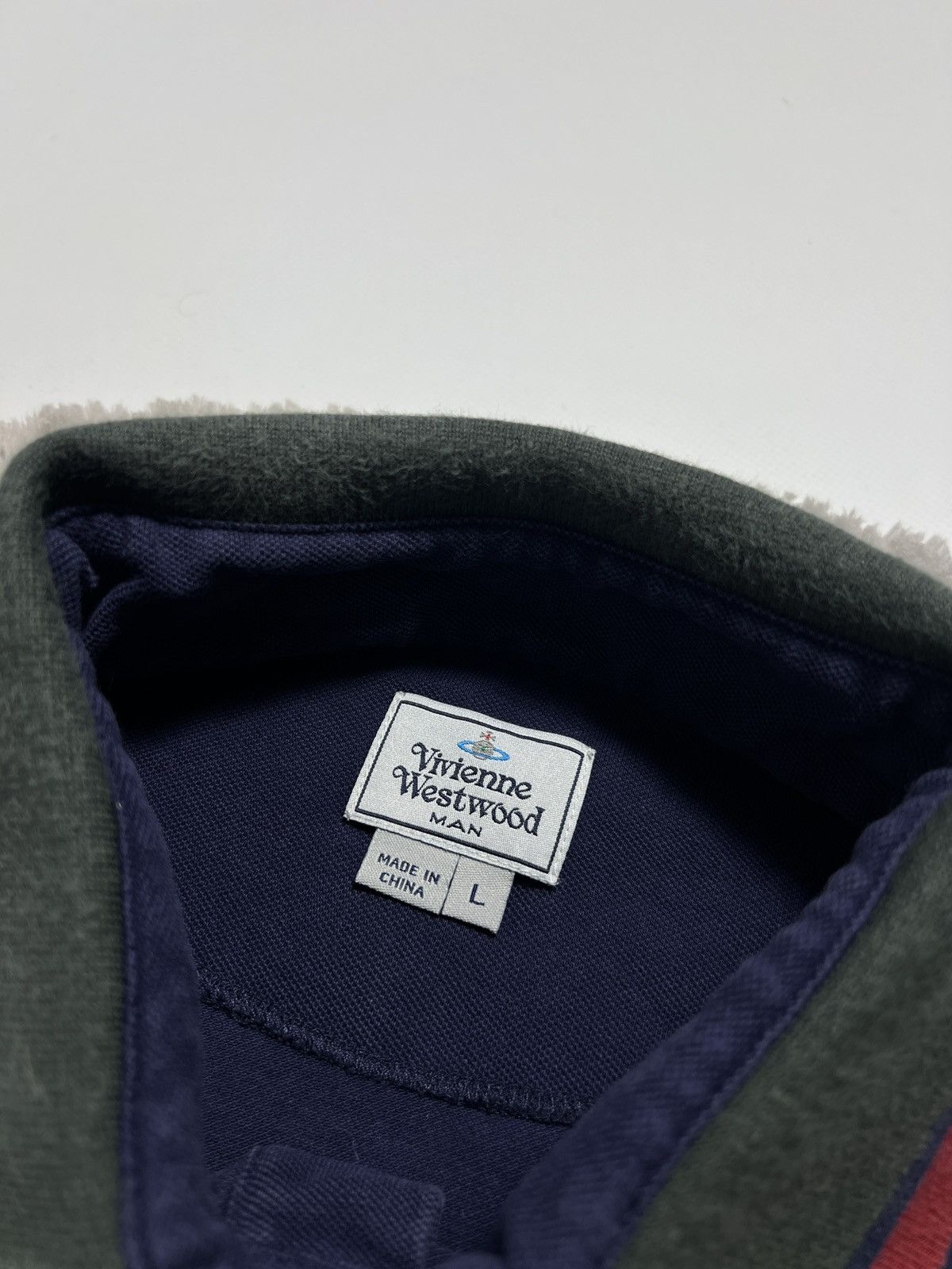 Vivienne Westwood Vivienne Westwood Polo T-Shirt Small Orb Logo Navy Size US L / EU 52-54 / 3 - 5 Thumbnail