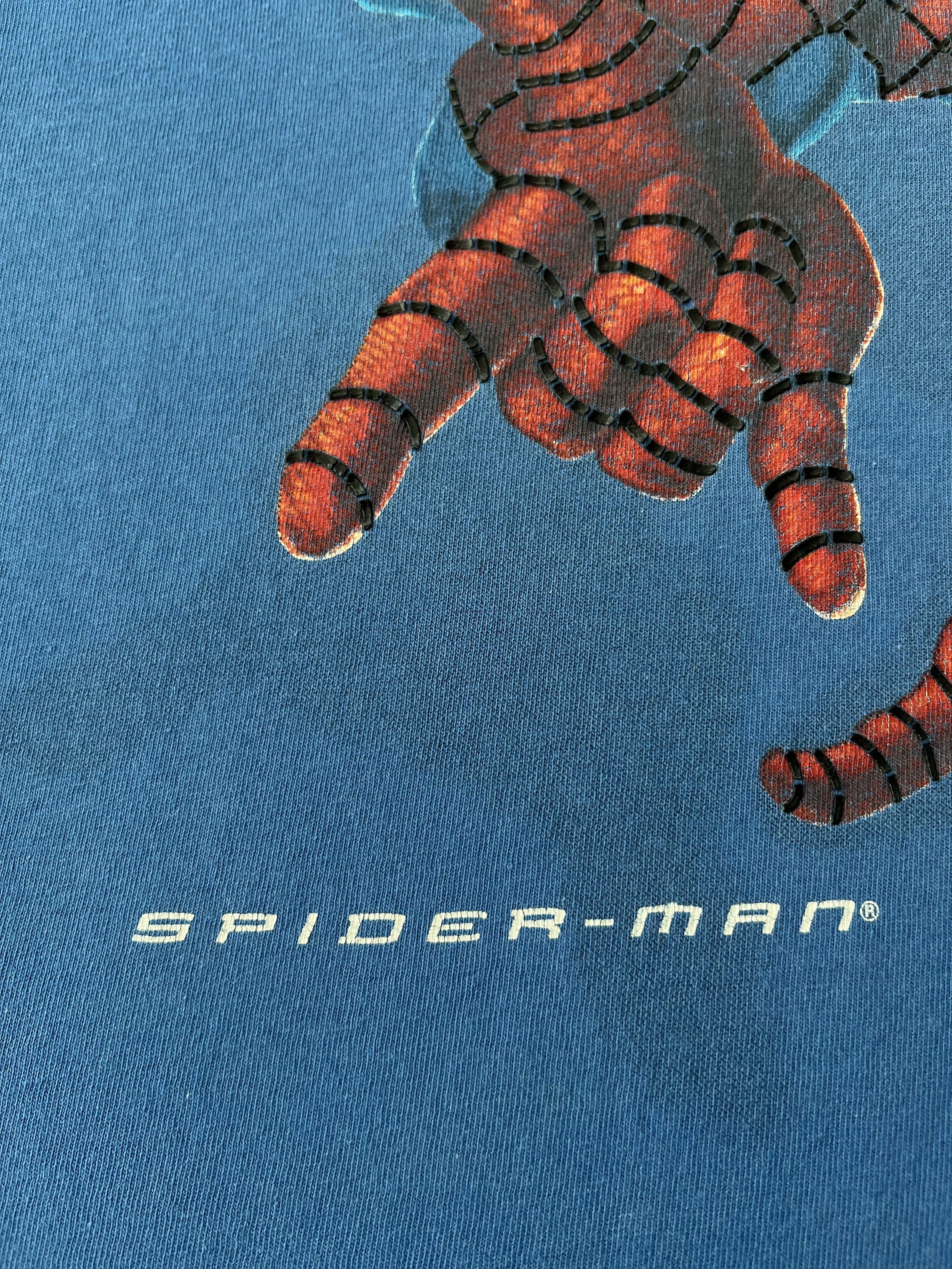 Marvel Comics Vintage 2000s Spider Man Marvel Comics Cartoon Blue T-shirt Size US L / EU 52-54 / 3 - 6 Thumbnail