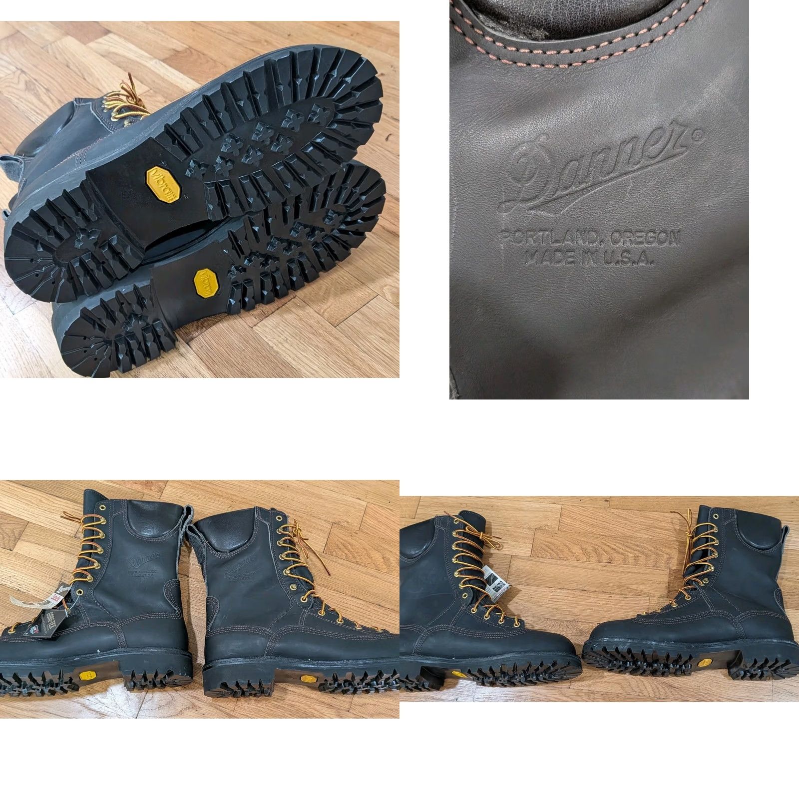 Danner Danner Ft. Lewis GTX 400G Thinsulate Boots 12100 1311703 Black 10.5 Mens Workwear Lace Up Insulated Steel Toe Leather Size US 11 / EU 44 - 8 Thumbnail