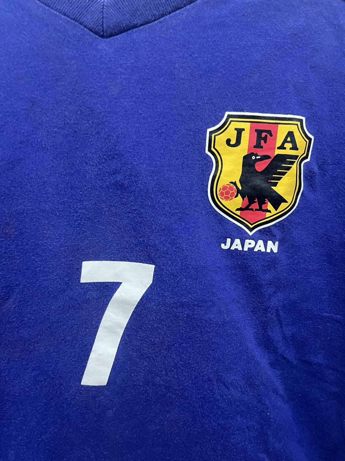 Vtg Japan Official National Team Hidetoshi Nakata Tees Vtg