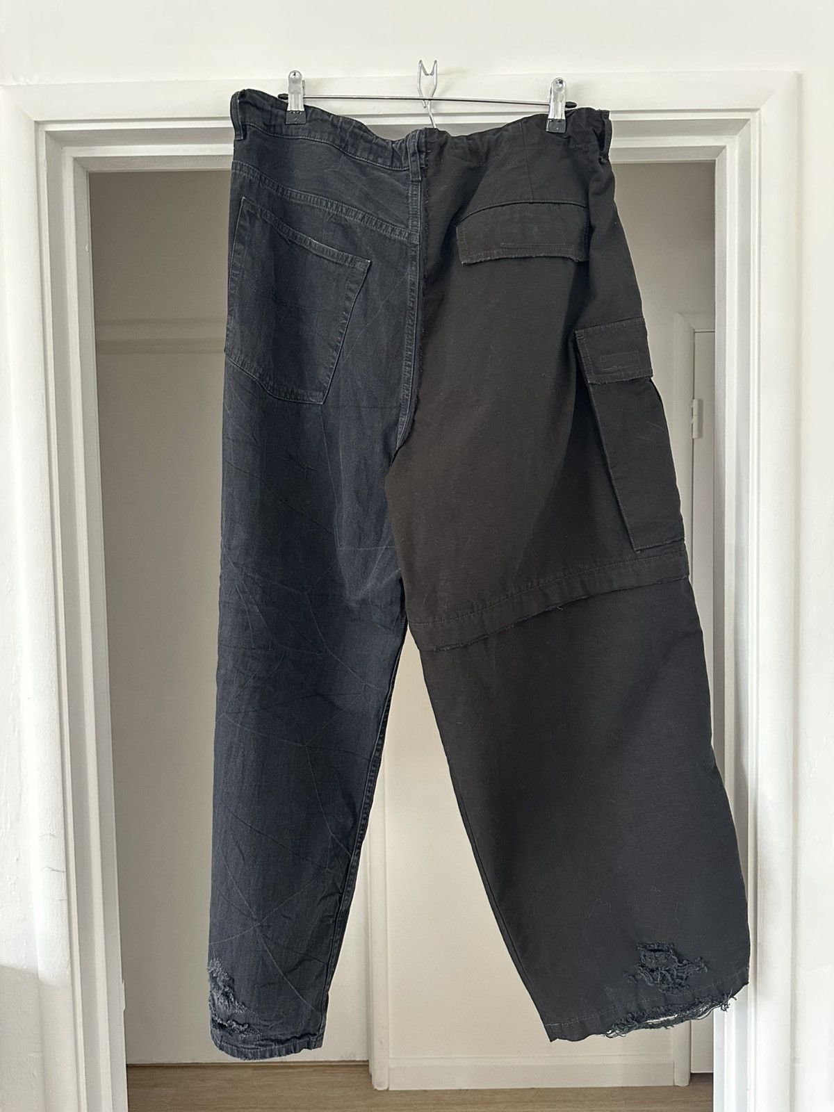 Balenciaga Balenciaga Summer24 Hybrid Japanese Denim Pants Size US 32 / EU 48 - 2 Thumbnail