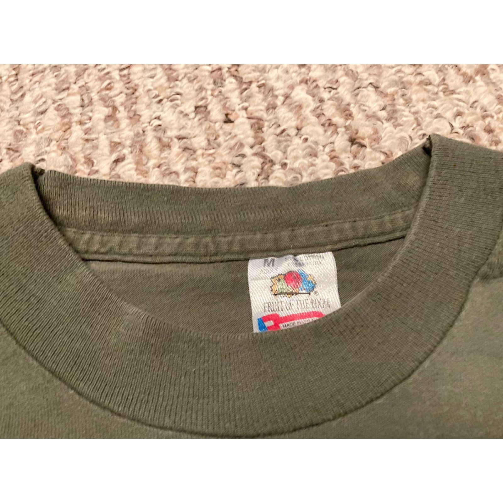 Etro VINTAGE Yellow Rat Bastard NYC Shirt M Green 100% Cotton Crew Neck Short Sleeve Graphic Tee Funny Rat Retro Promo Cereal 90s Size US M / EU 48-50 / 2 - 2 Thumbnail
