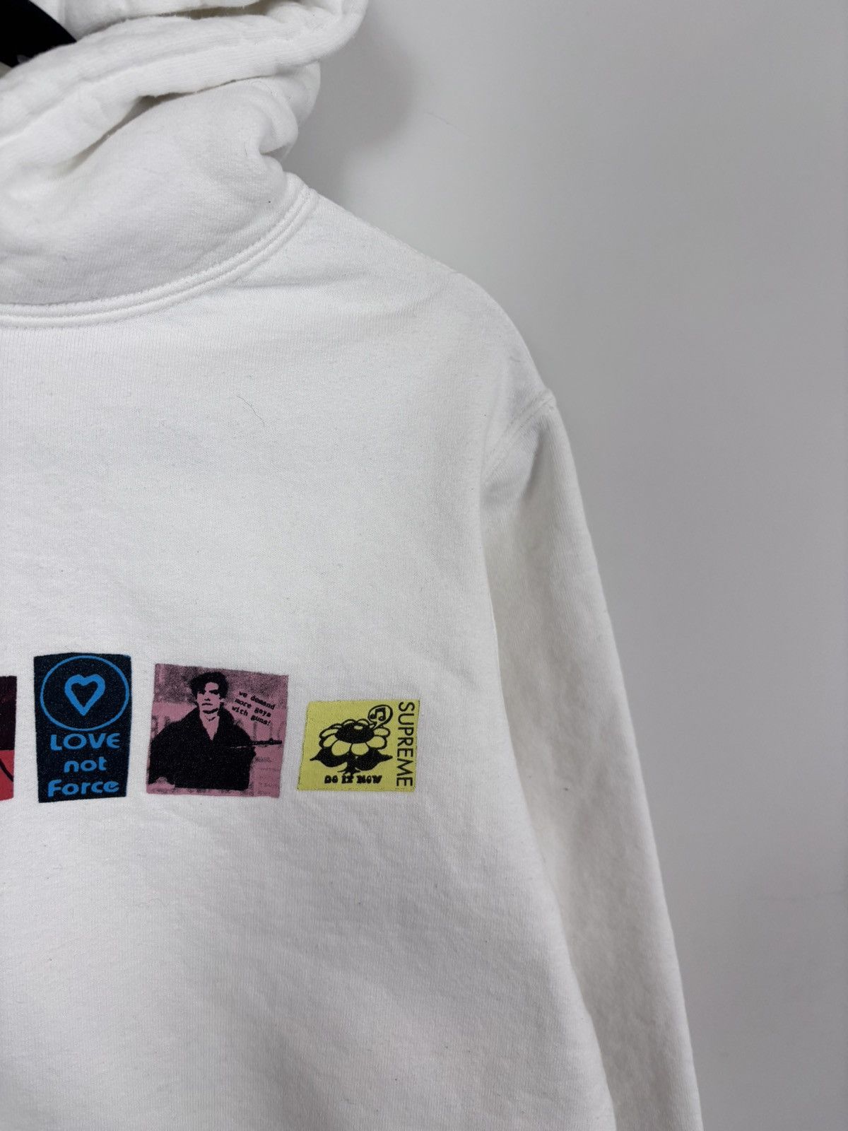 Supreme Supreme Bless The Land Of Fuck White Hoodie Sweatshirt Size US S / EU 44-46 / 1 - 8 Thumbnail