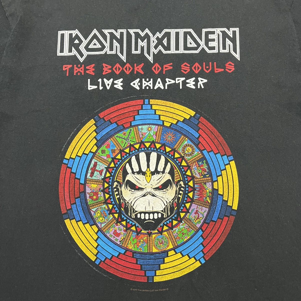 Band Tees × Vintage Iron Maiden The Book Of Souls Live Chapter Tee Rock Band Size US XL / EU 56 / 4 - 3 Thumbnail