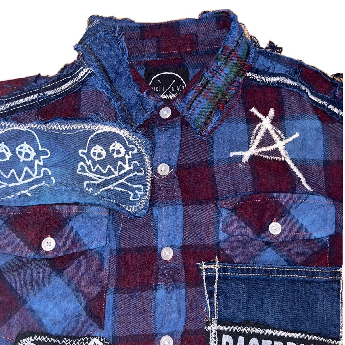 Other Basedbich custom flannel with patches size large men’s Size US L / EU 52-54 / 3 - 9 Thumbnail