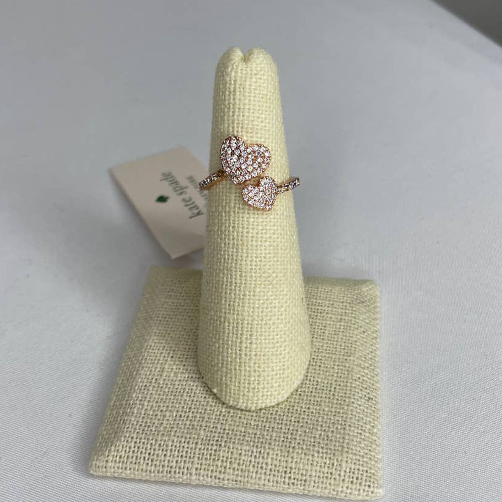 Kate Spade Kate Spade Rose Gold Two Hearts Two Hearts Beat As One Ring Size ONE SIZE - 2 Thumbnail