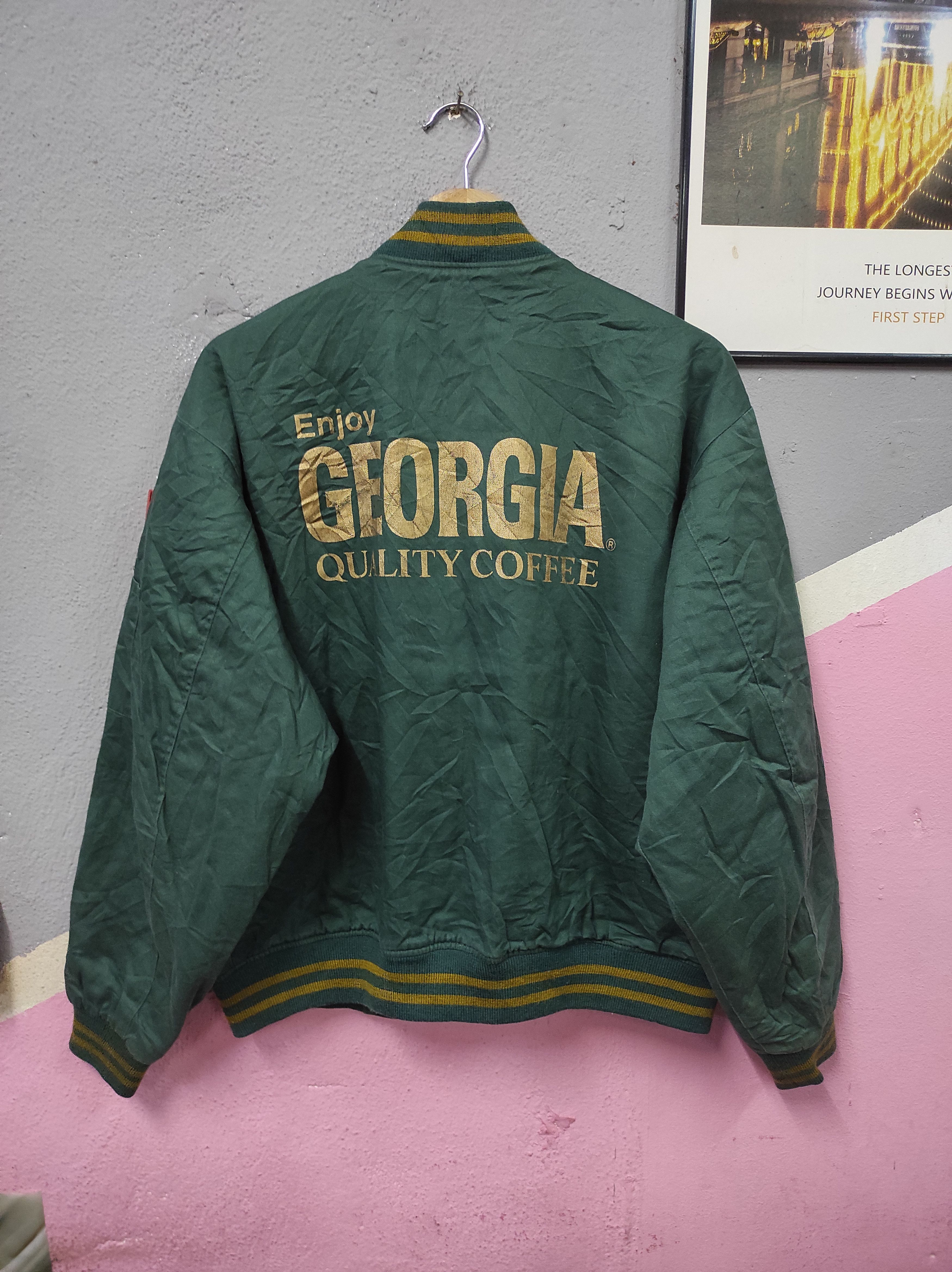 Coca Cola × Japanese Brand × Vintage GEORGIA COCA COLA COMPANY VTG BOMBER JACKET Size US M / EU 48-50 / 2 - 1 Thumbnail